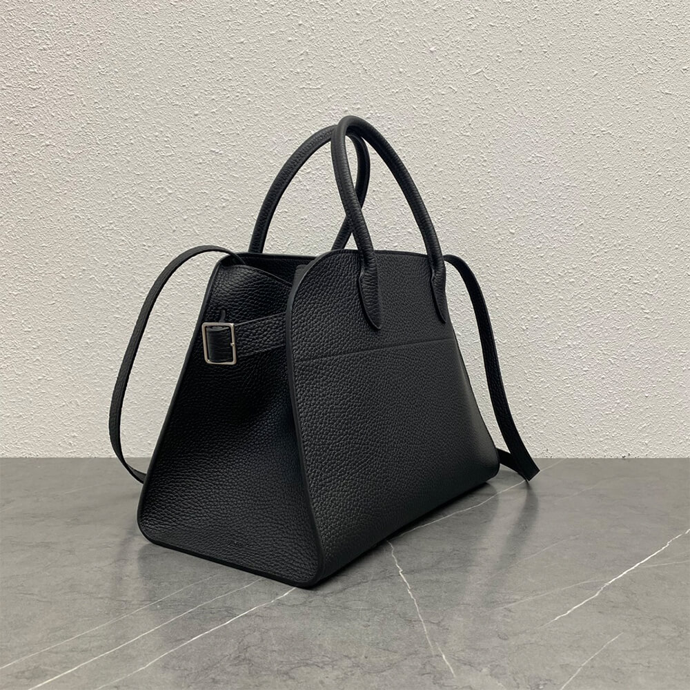 THE ROW Margaux 12 leather top-handle bag - Top Club