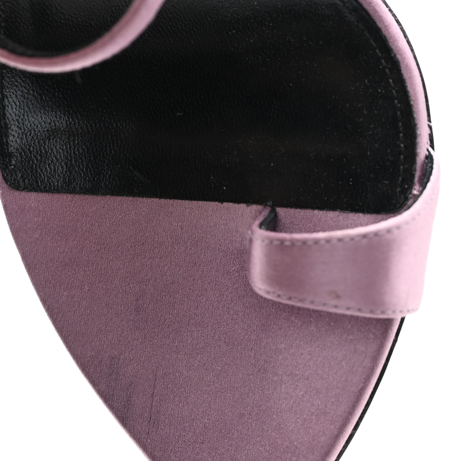 Crepe Satin Dive 110 Mule Sandals 38.5 Ancient Pink - Top Club