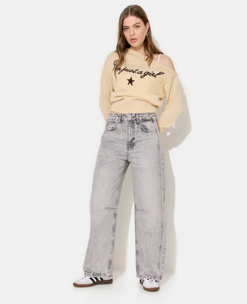 Pimkie Jean barrel avec coutures taille medium