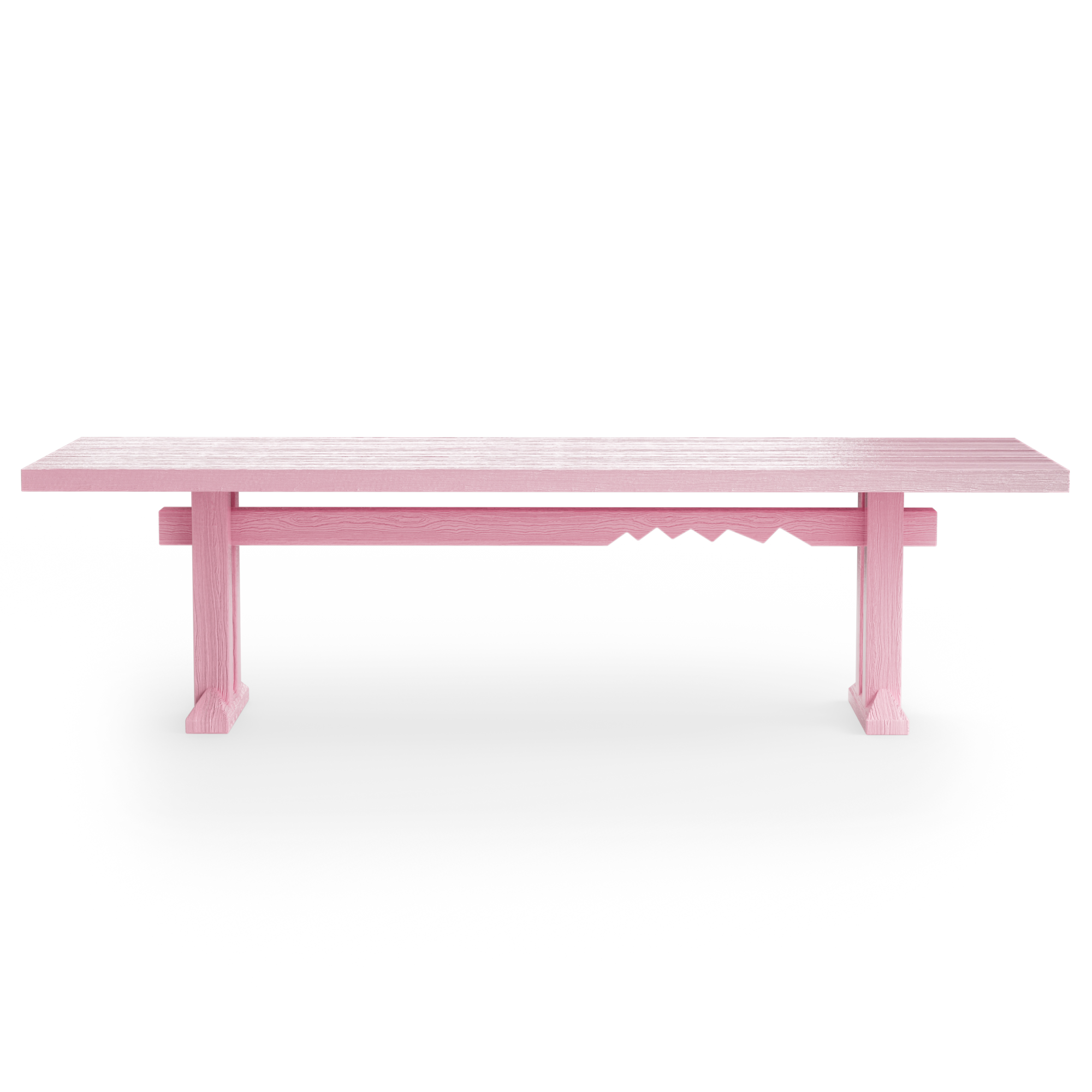 Eettafel Forma 280x100 cm very pink