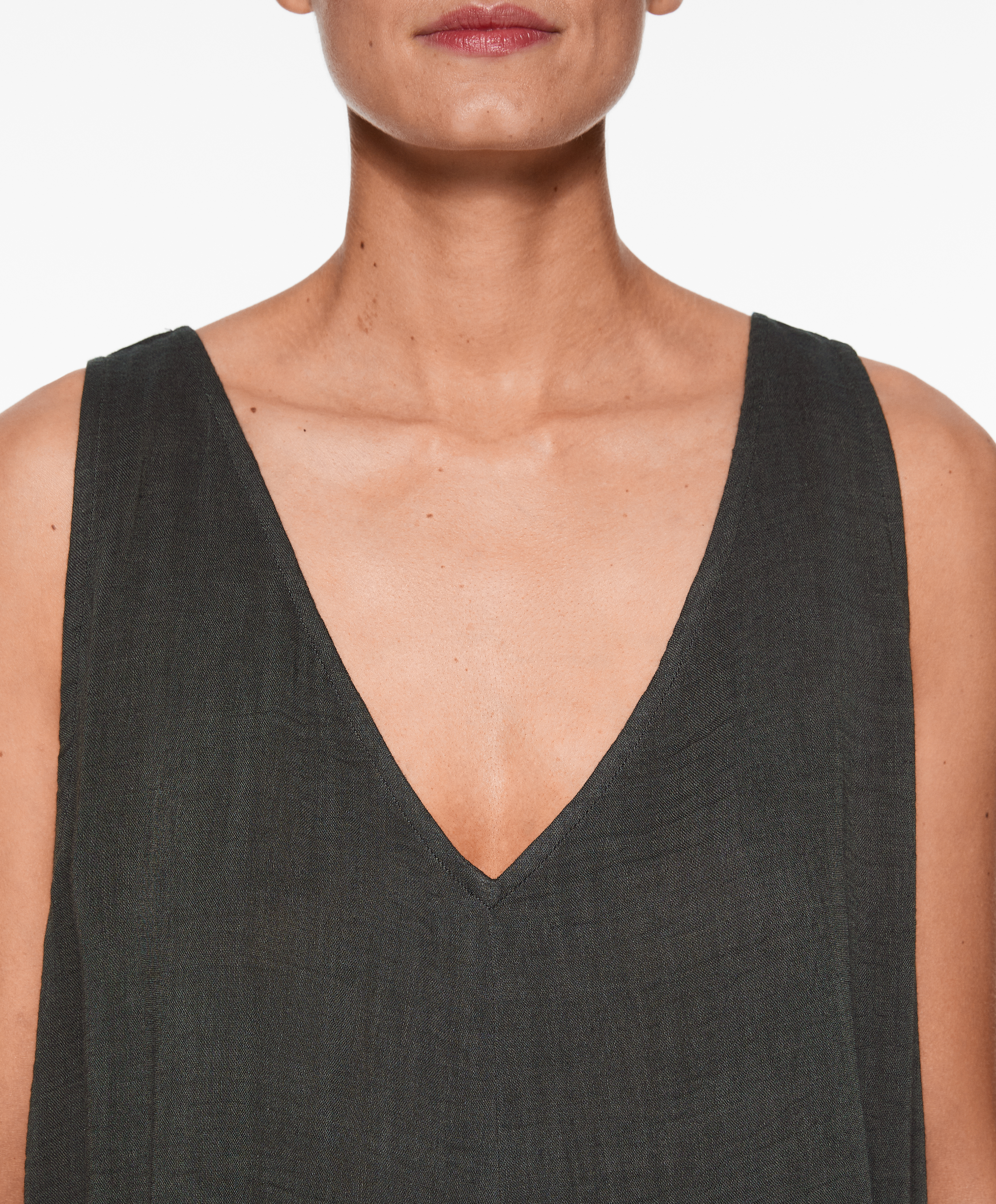 OYSHO Short jumpsuit with cotton