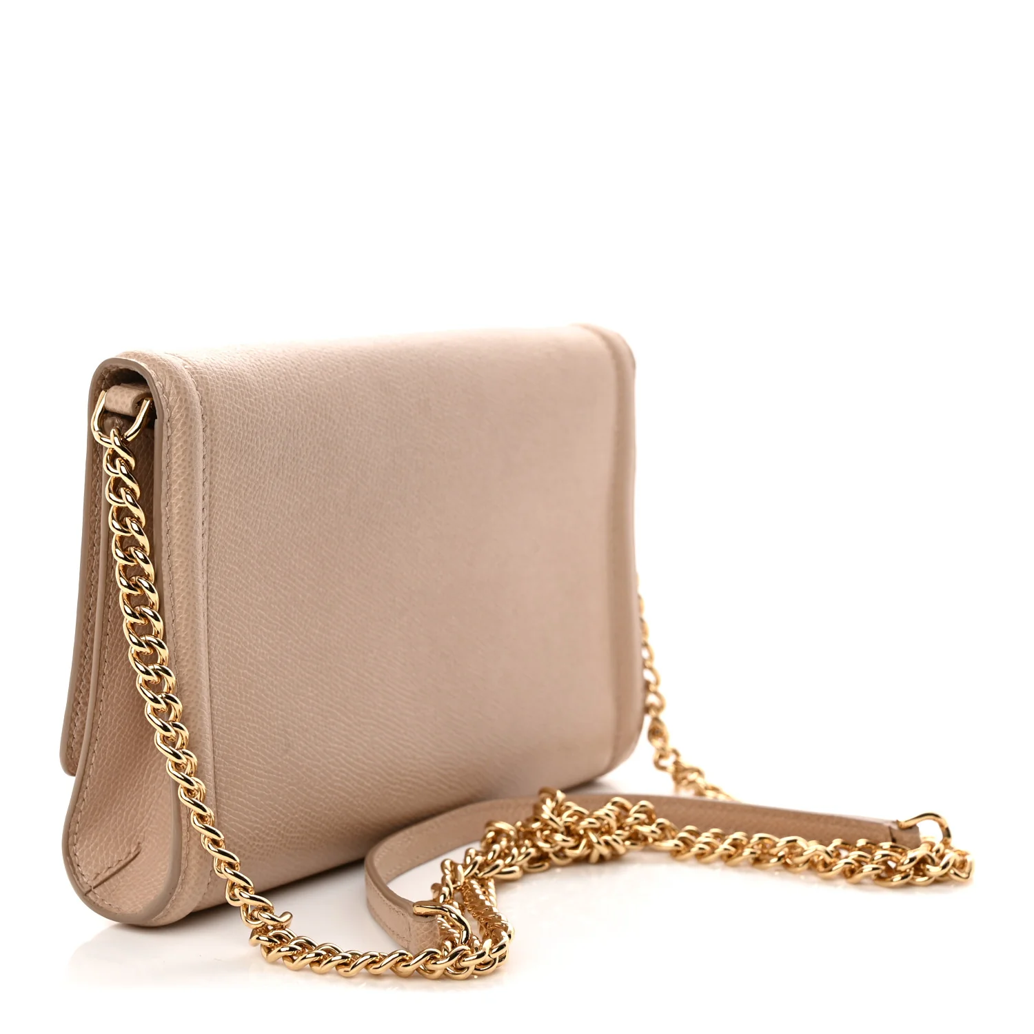 Printed Calfskin Ginny Shoulder Bag Beige - Top Club