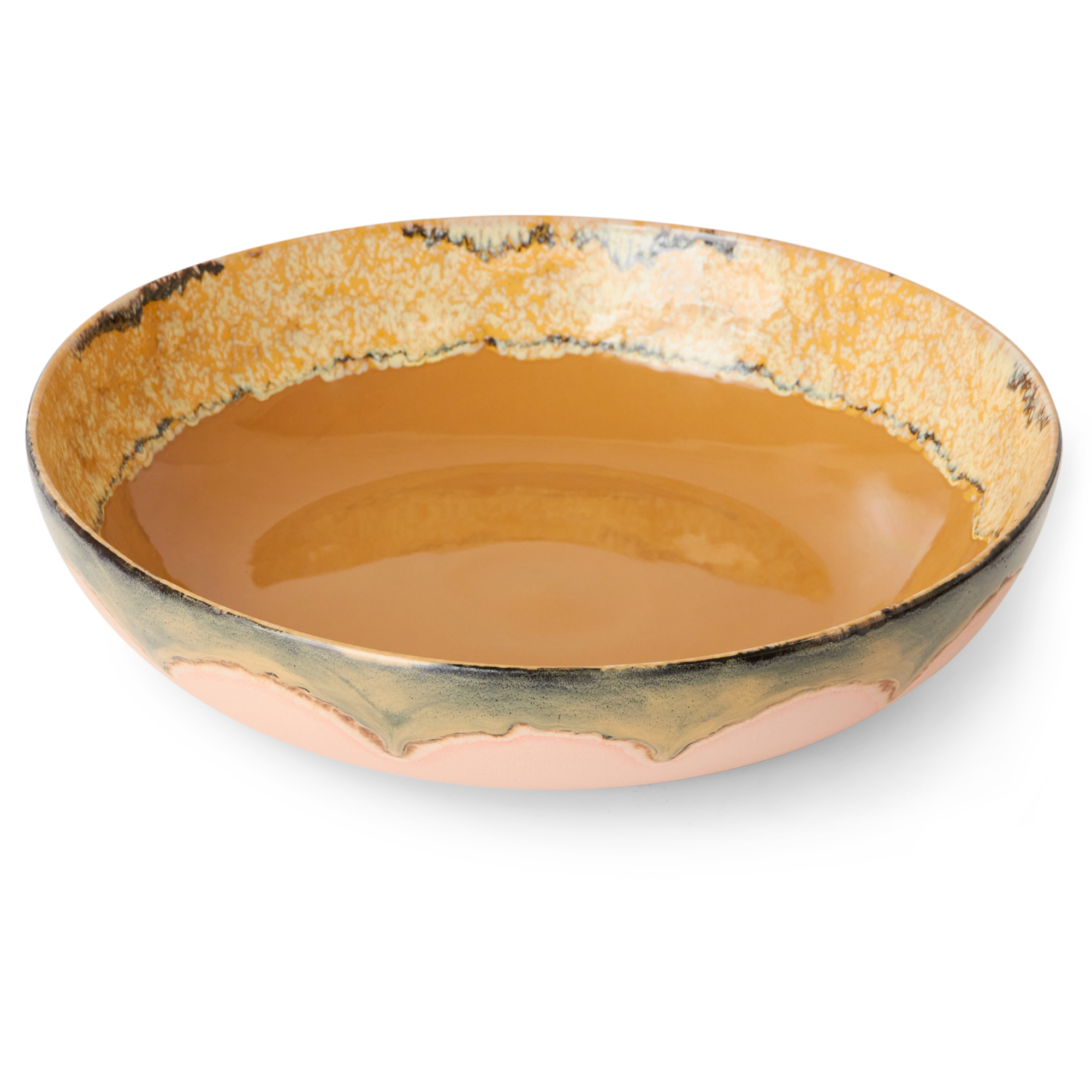 Servies 70's Ceramics Salad Bowl sunflower
