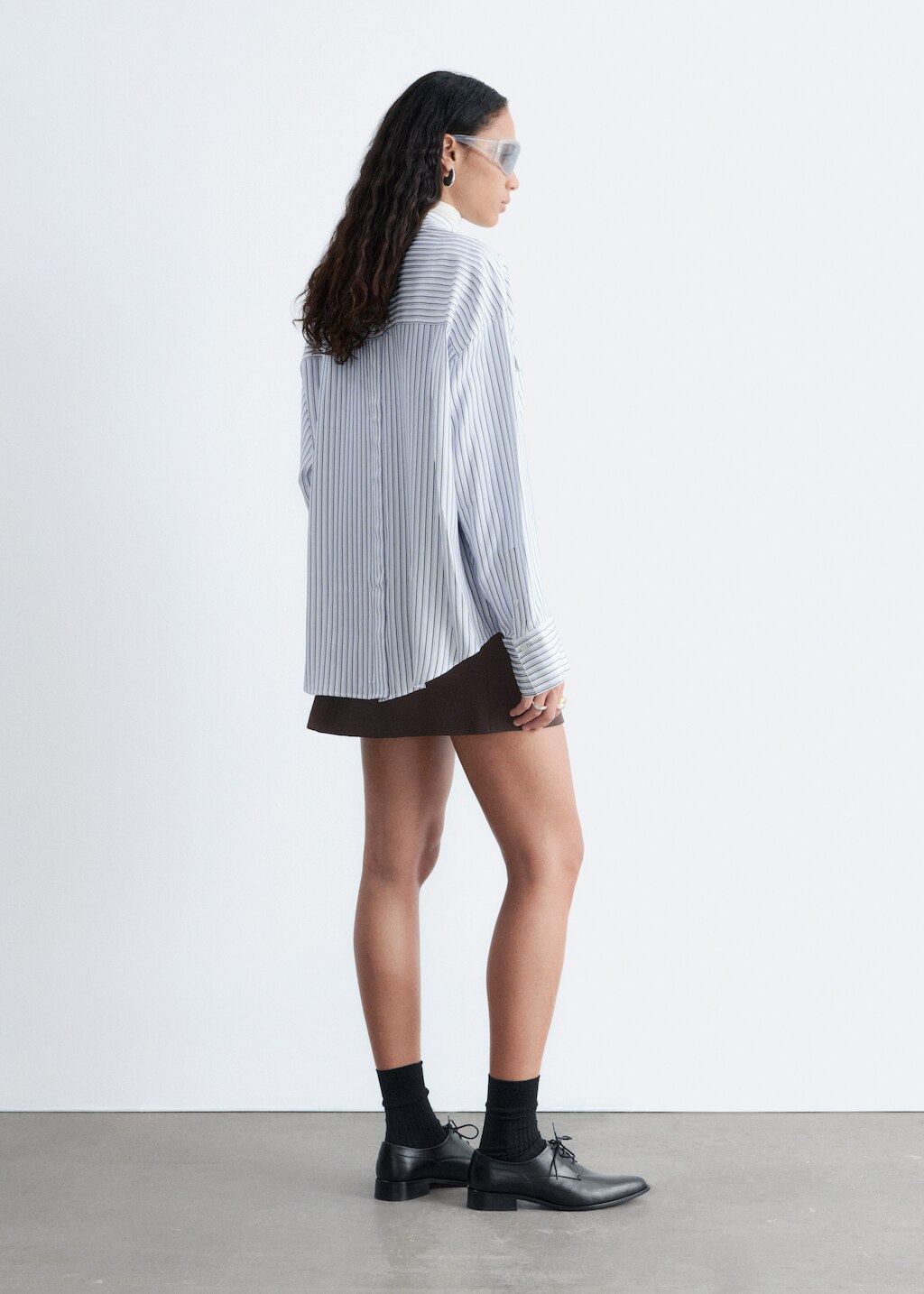 & Other Stories STRIPED PATCH-POCKET SHIRT