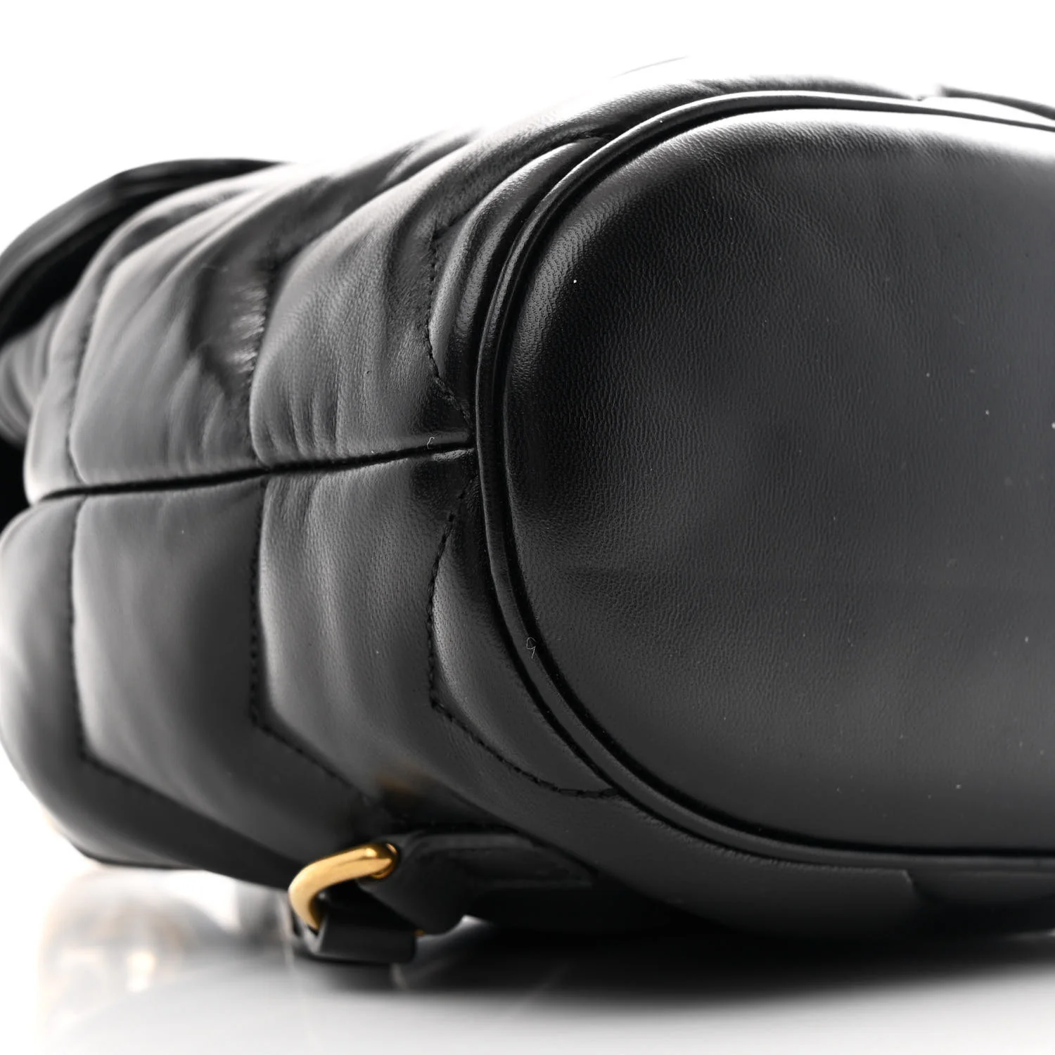 Nappa Chevron Matelasse GG Marmont Backpack Black - Top Club