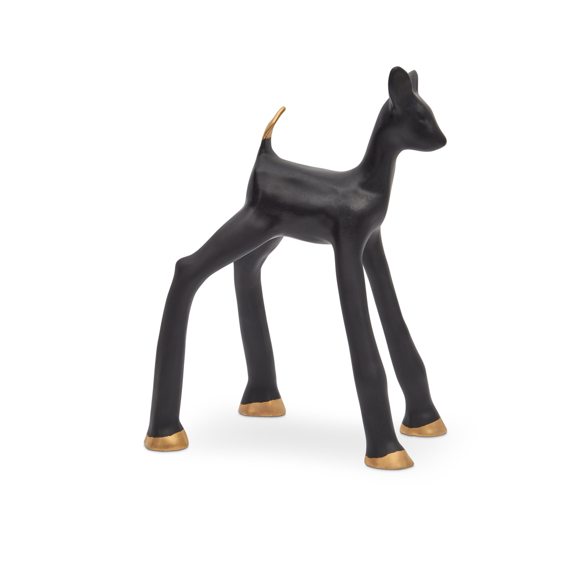 Loods 5 Kunst keramiek Hertje Vixen Holy Black