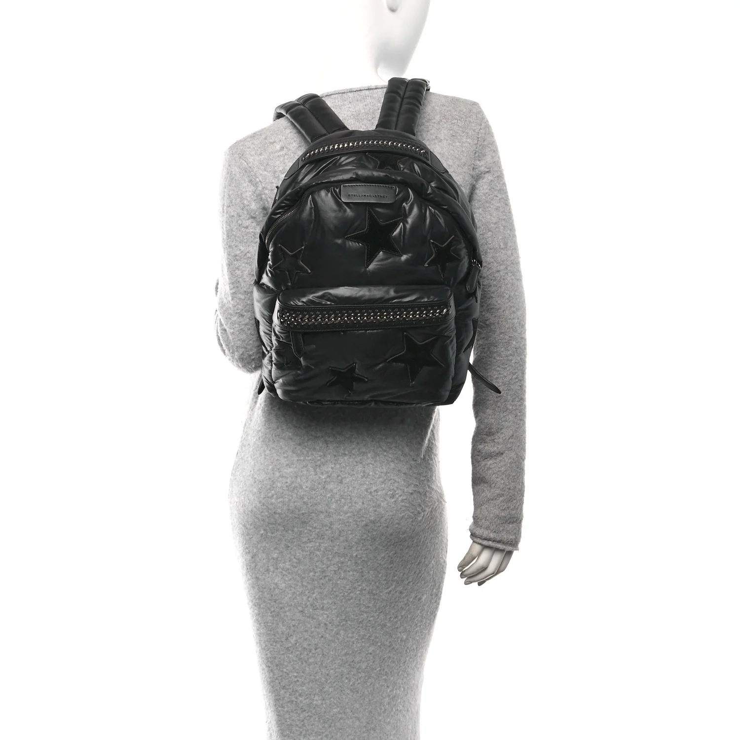Polyamide Falabella Stars Backpack Black