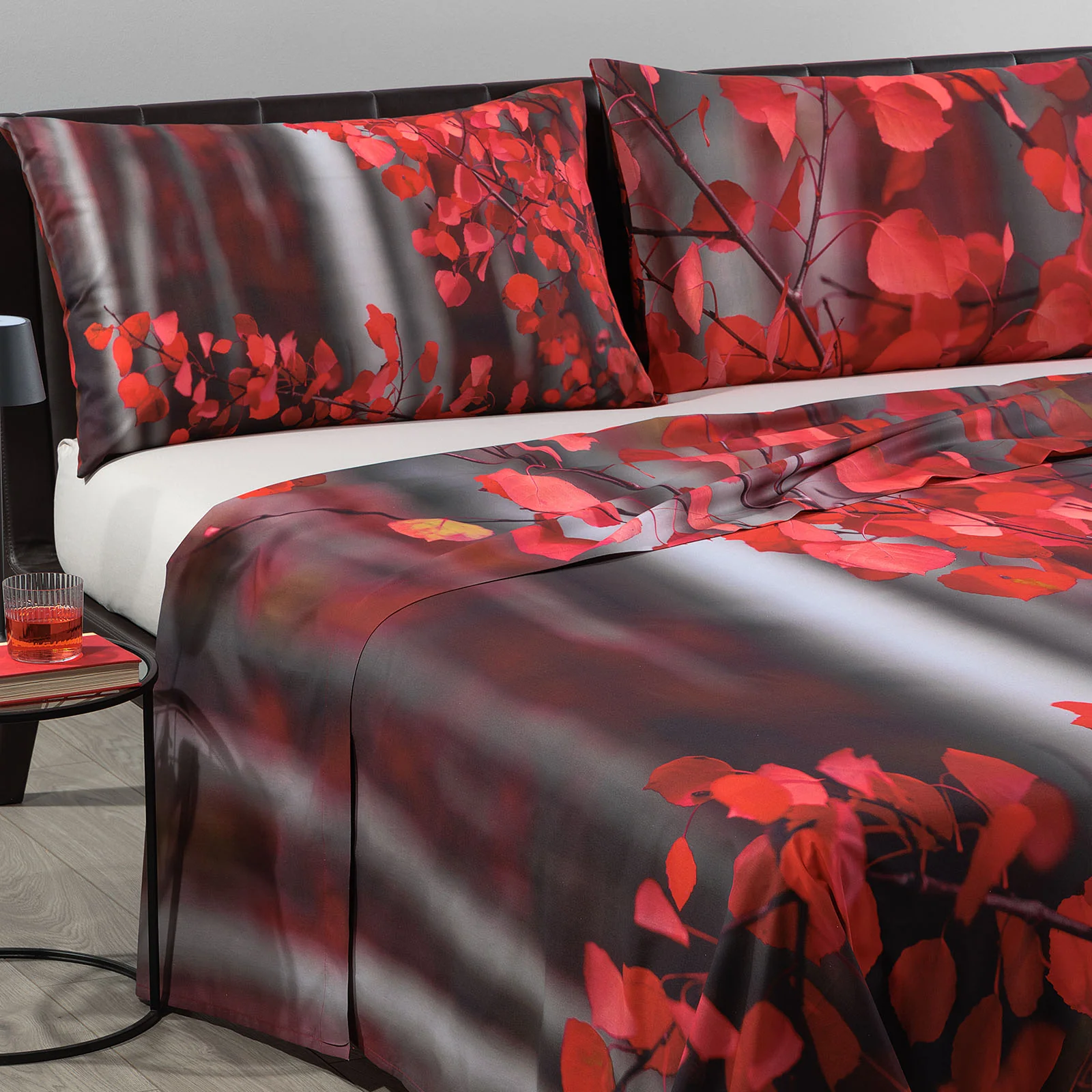 Lenzuola Copriletto In Cotone Autumn Passion Matrimoniale Unica Sogni Di Viaggio