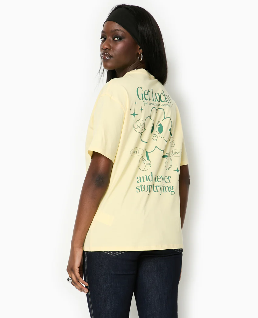 Pimkie T-shirt oversize avec print devant et dos
