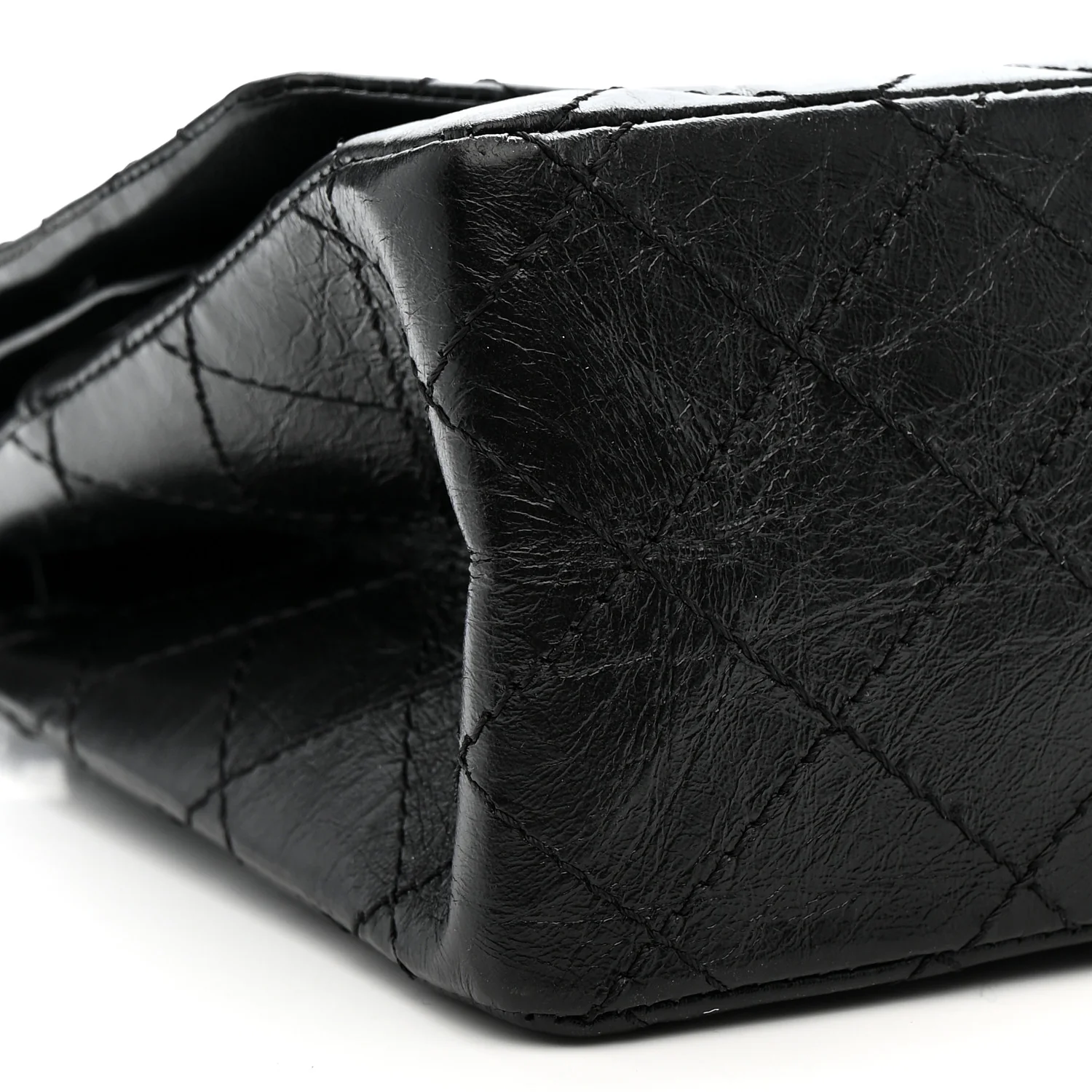 Aged Calfskin Quilted 2.55 Reissue 226 Flap So Black - Top Club