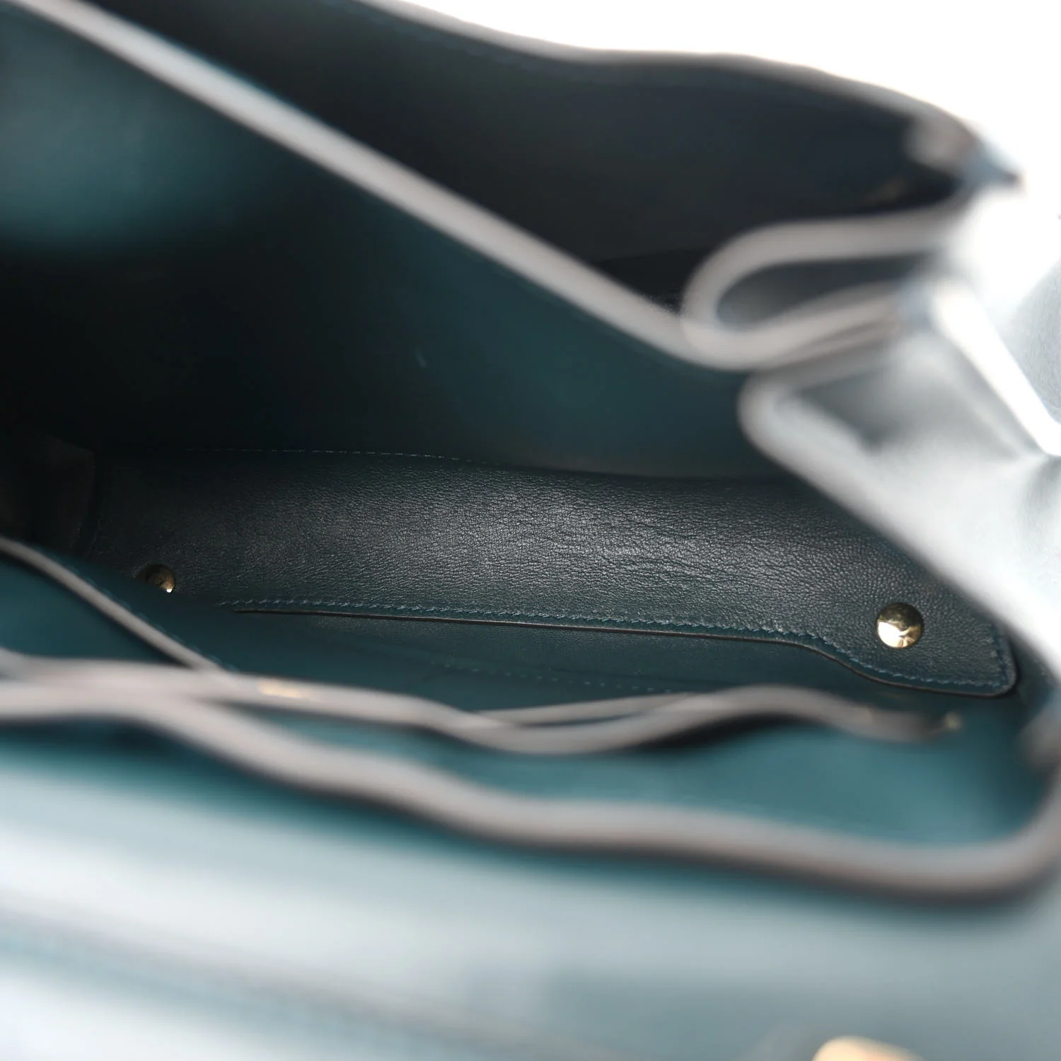 Calfskin Embossed Small Margot Top Handle Divisa Green - Top Club