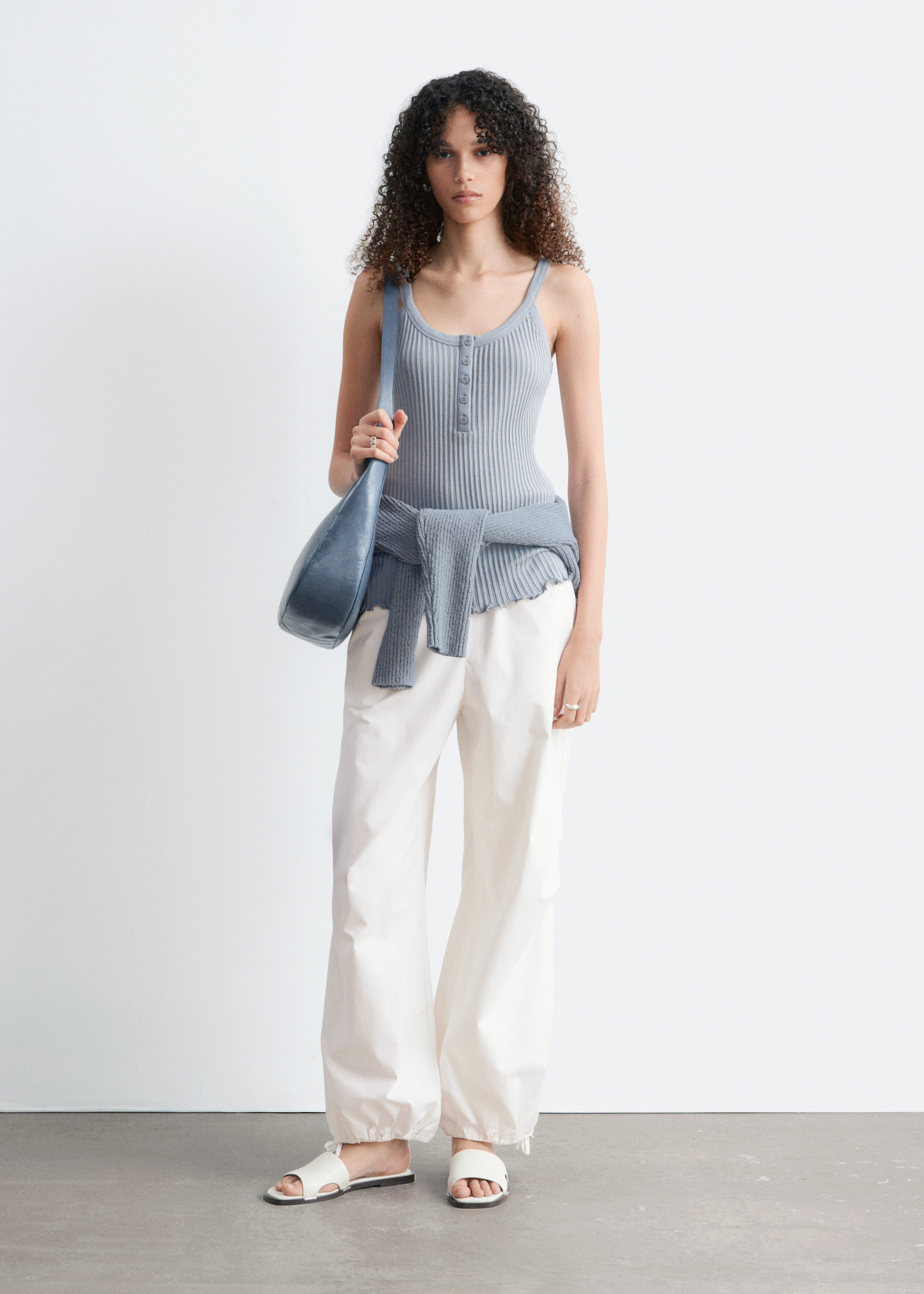 & Other Stories SCALLOPED TANK TOP