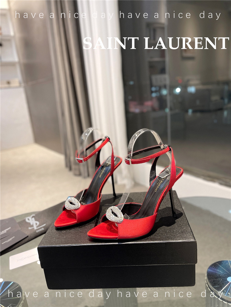 YSL pointed crepe satin slingback pumps - Sneaker Replica Workshop