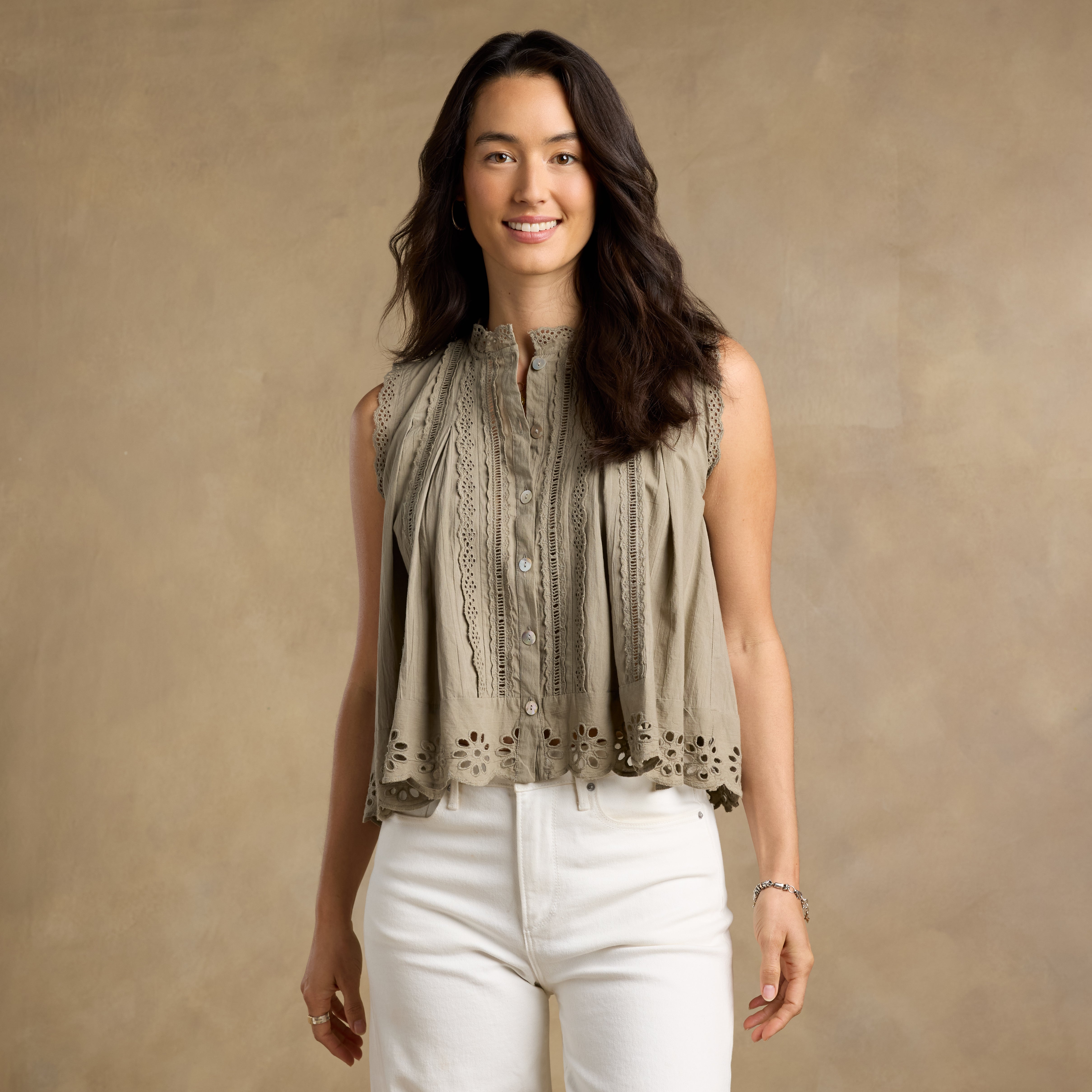 Malia Eyelet Top - Sundance Living