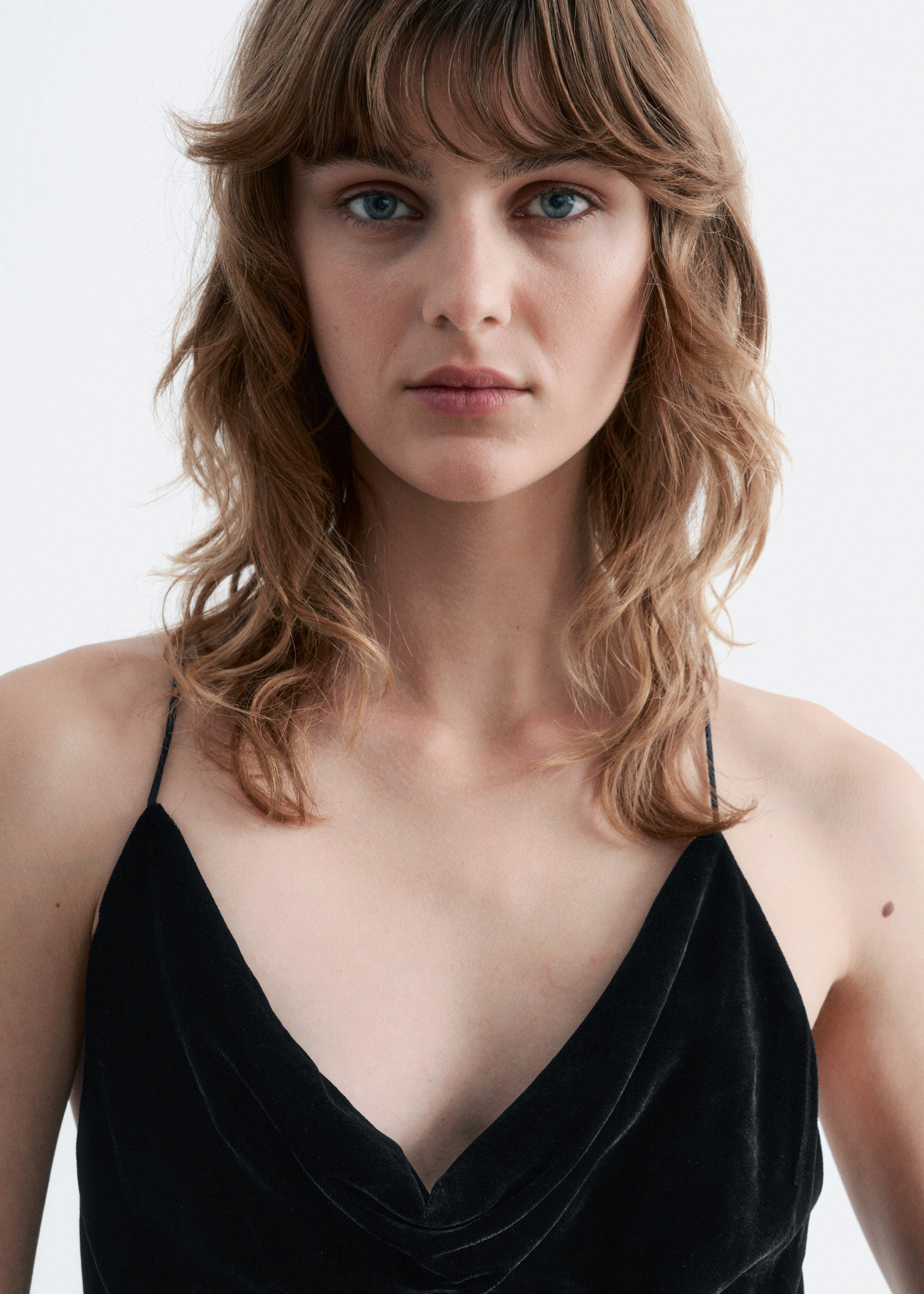 & Other Stories STRAPPY VELVET TOP