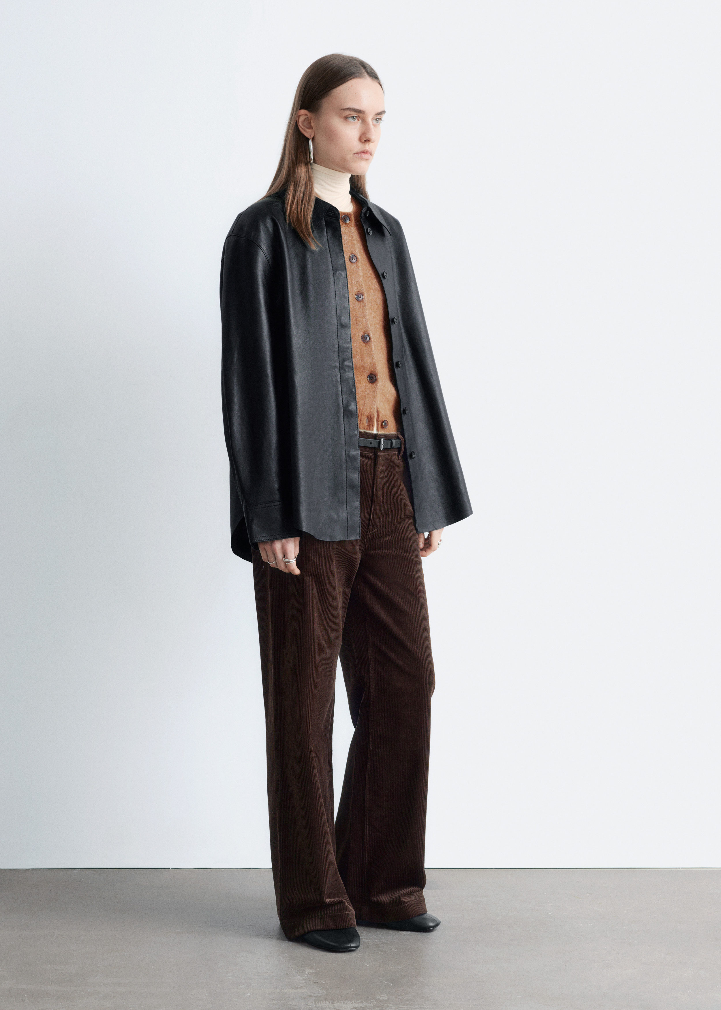 & Other Stories WIDE-LEG CORDUROY TROUSERS