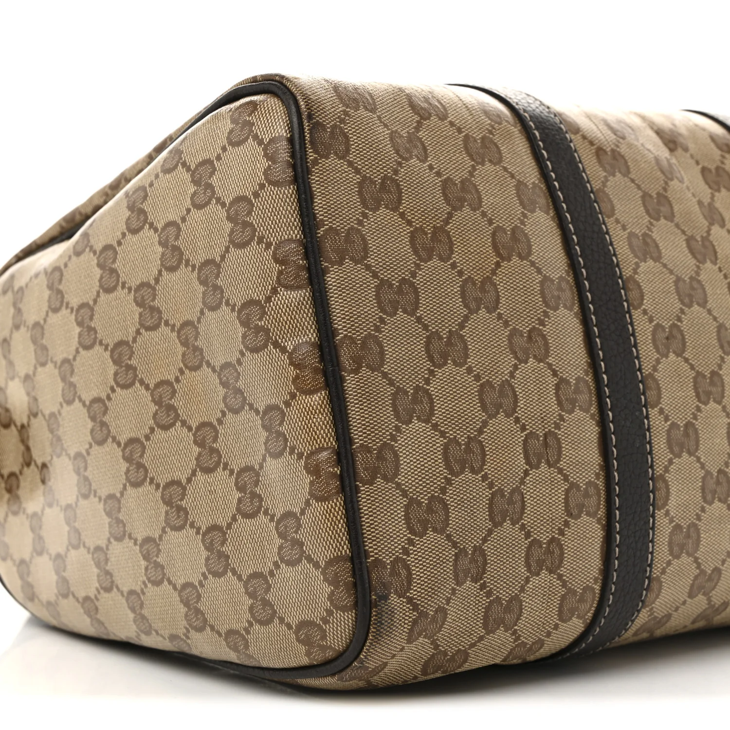 Crystal Monogram Medium Joy Boston Dark Brown - Top Club