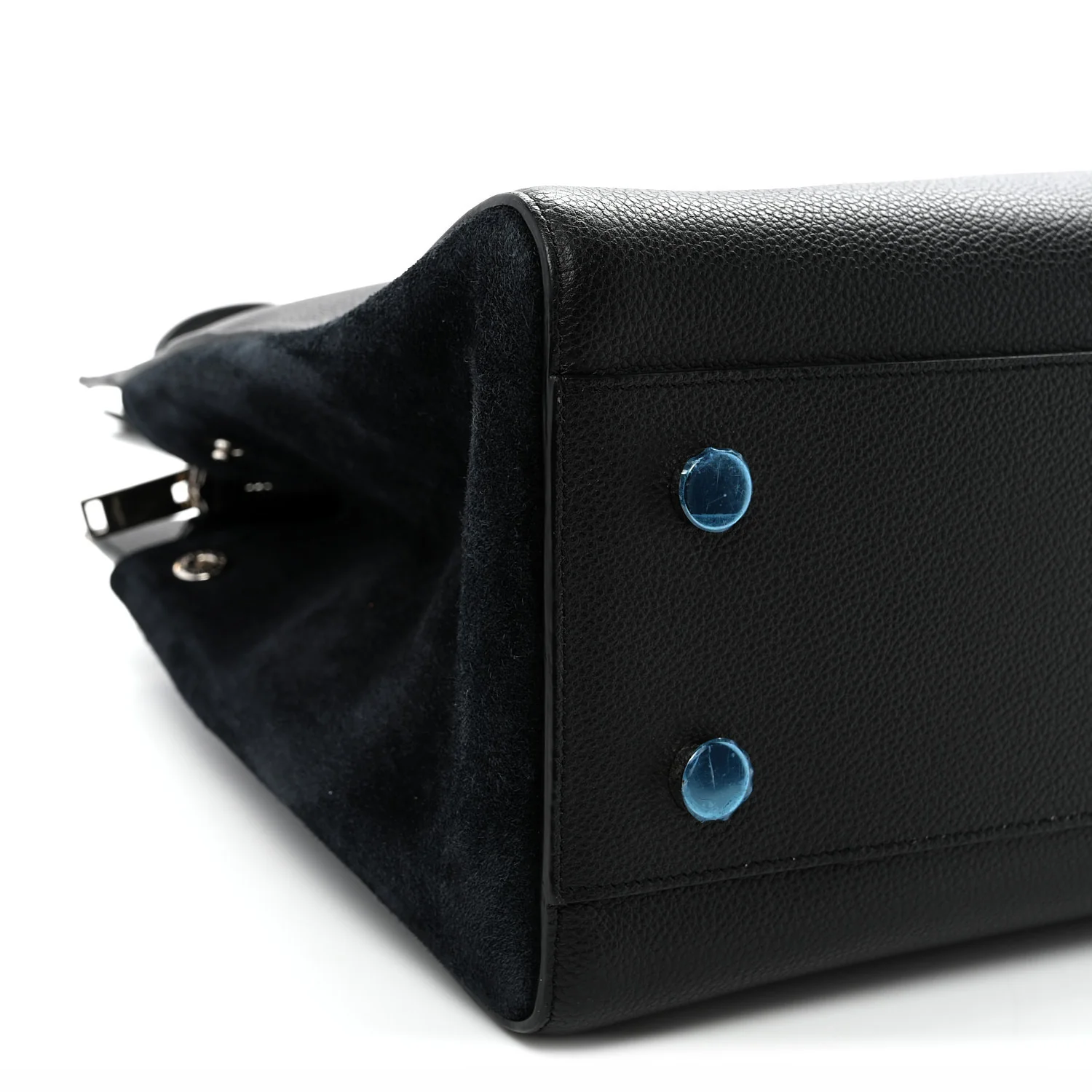 Grained Calfskin Medium Rive Gauche Cabas Black - Top Club