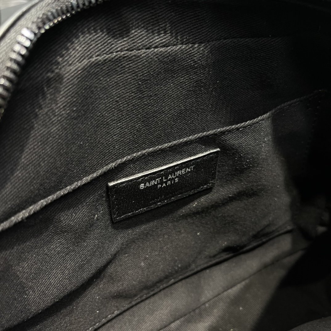 Y Lou Camera Bag Black With Metal Hardware - Top Club