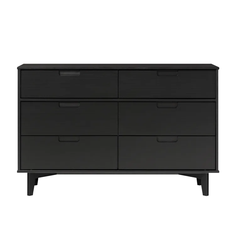 Yarber Groove 6 Drawer Double Dresser
