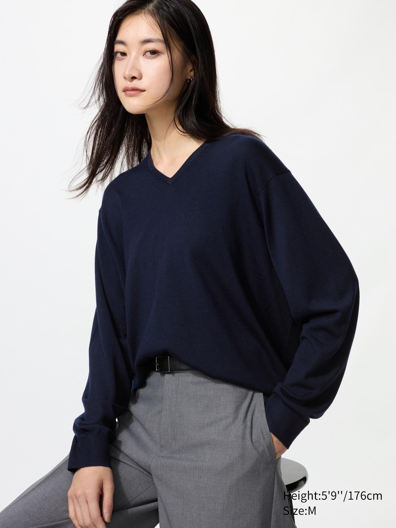 100% Australian Merino V-Neck Sweater
