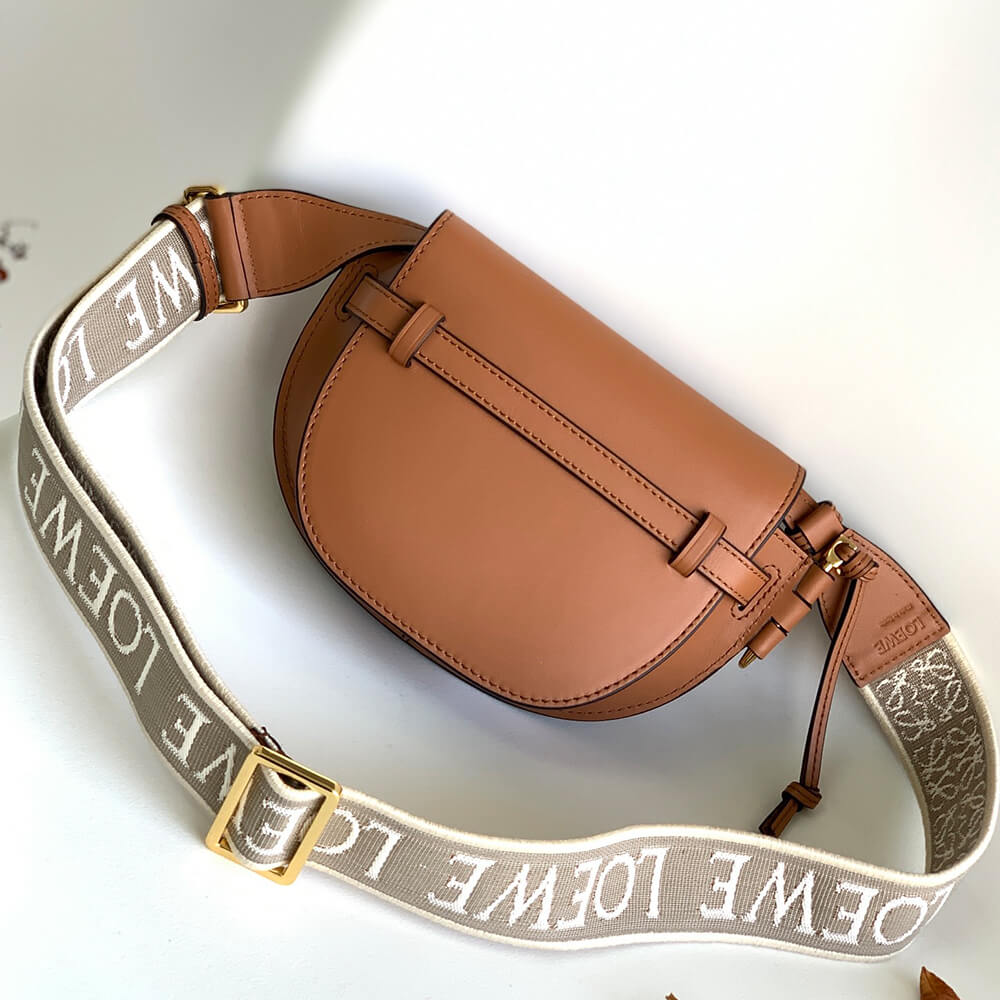 Mini Gate Dual bag in soft calfskin and jacquard(HIGH-END Grade) - Top Club