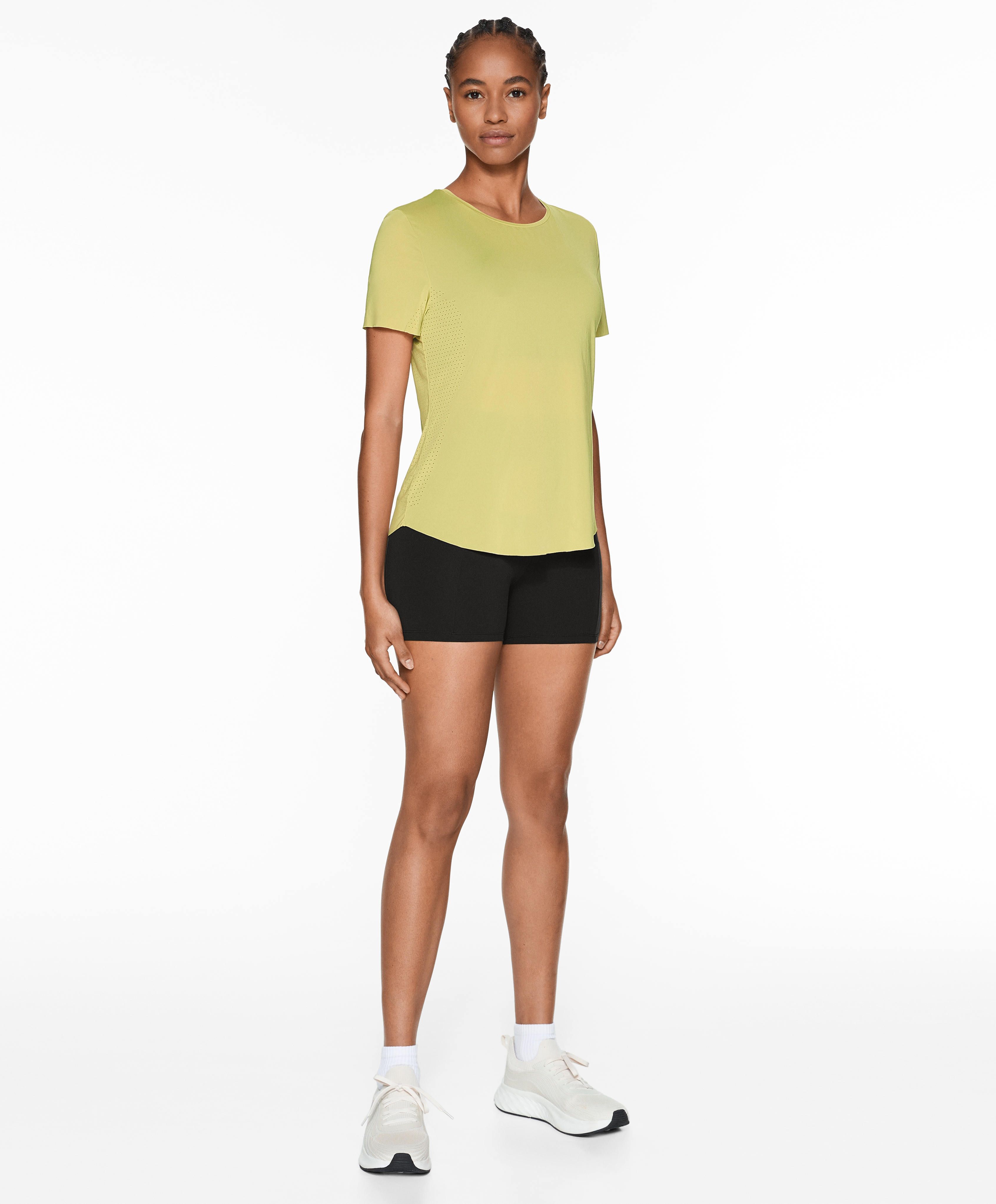 OYSHO Fitted short-sleeved technical T-shirt