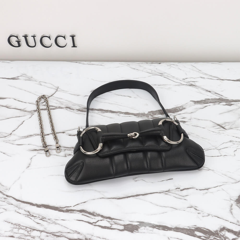 GUCCI HORSEBIT CHAIN SMALL SHOULDER BAG - Top Club