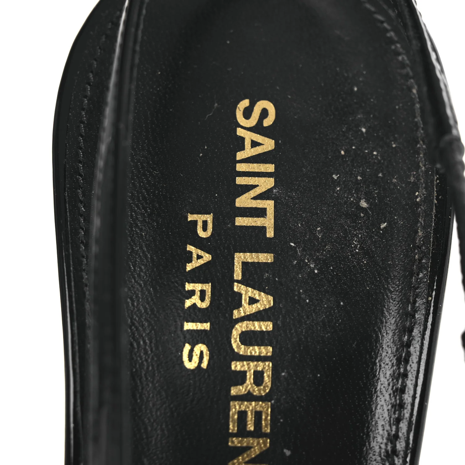 Vernice Grupy Madame 115mm Slingback Pumps 38 Black - Top Club
