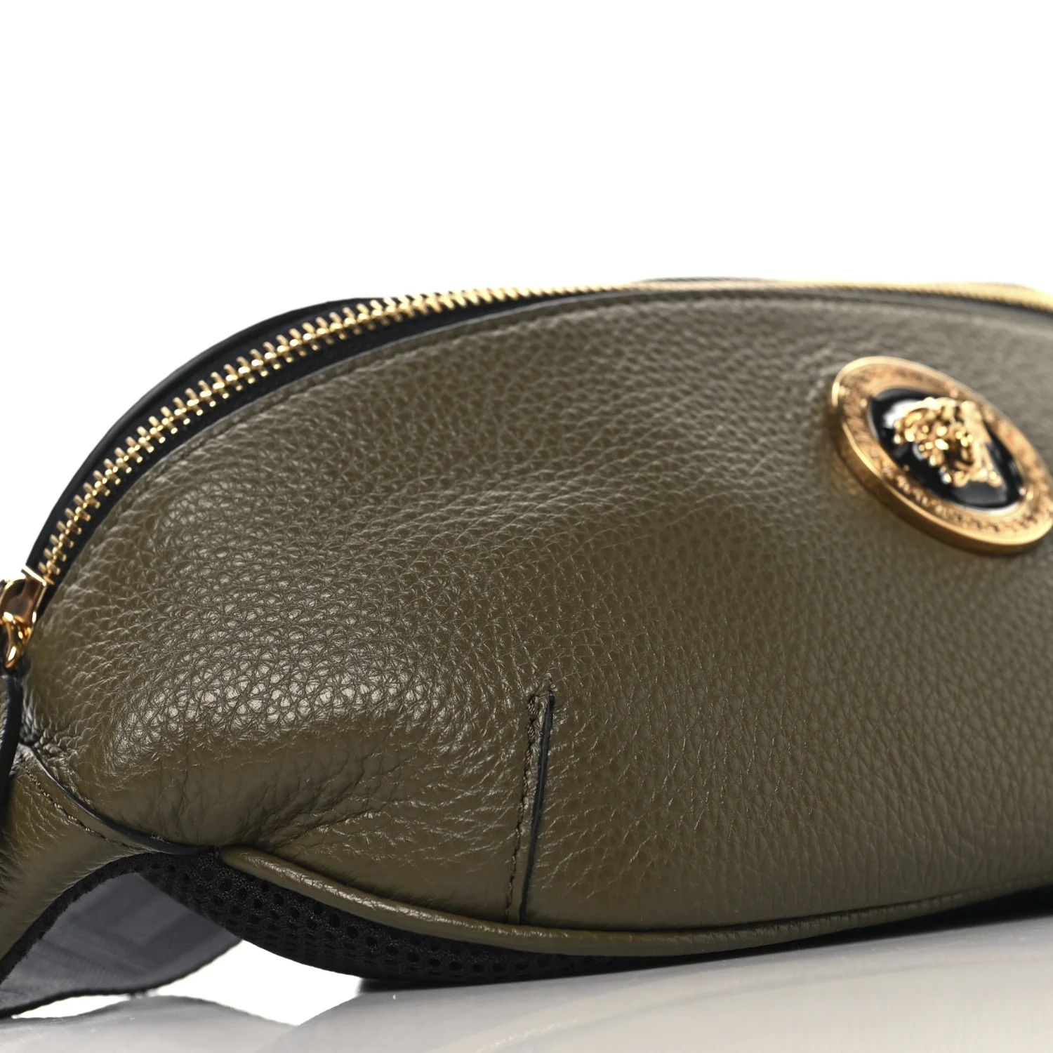 Grained Calfskin Vanitas Medea Belt Bag Khaki - Top Club