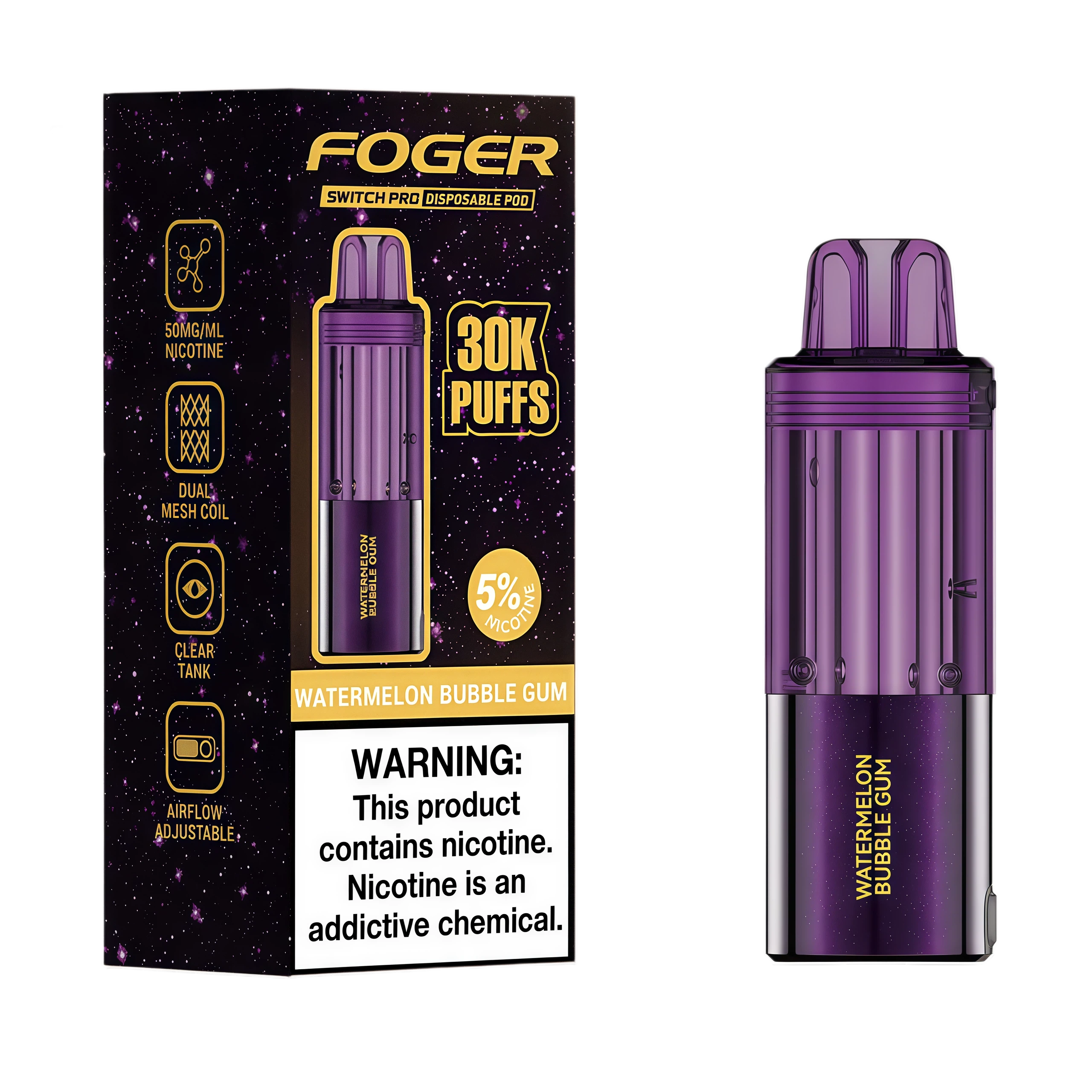 Watermelon Bubble Gum - Foger Vapes