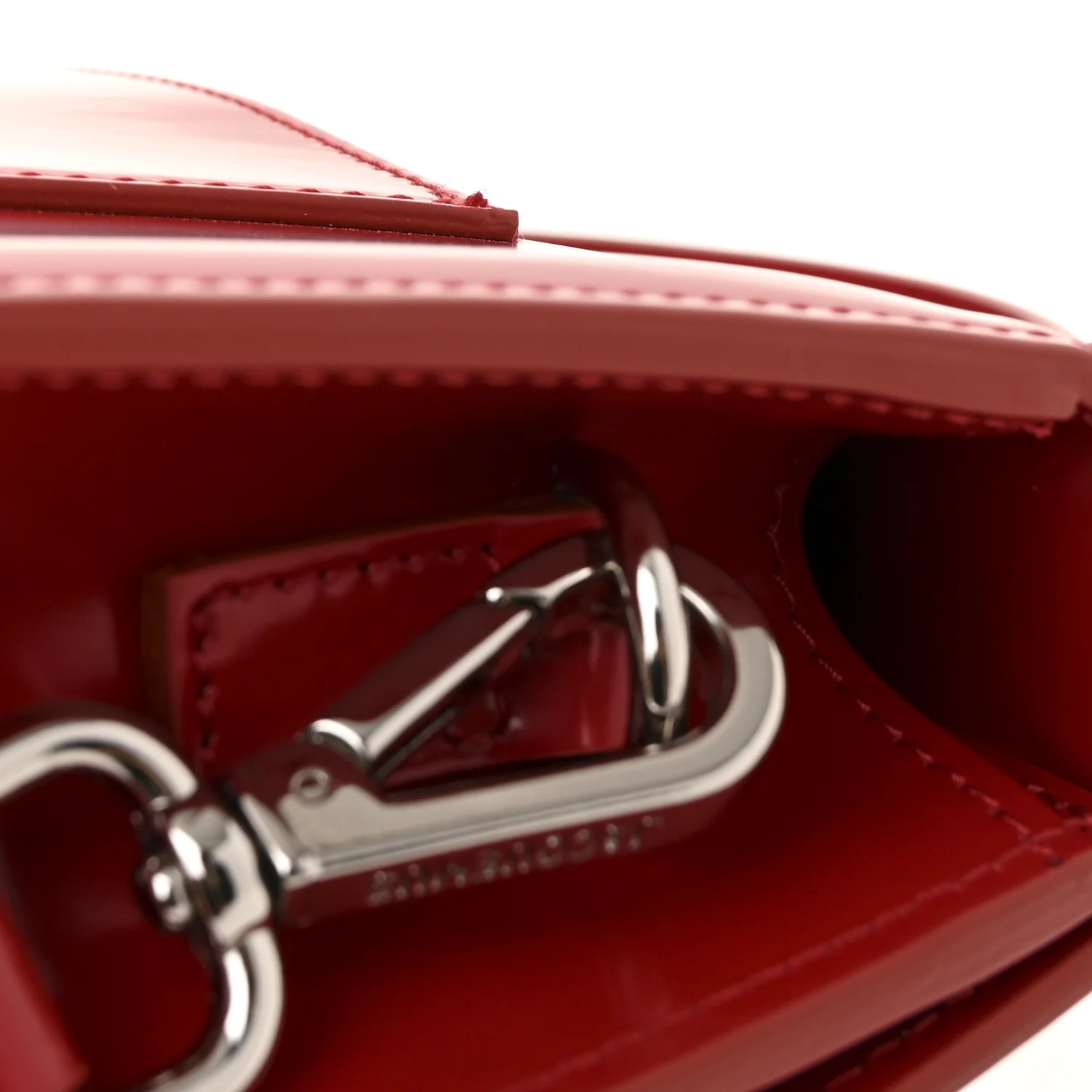 Glazed Calfskin Le Grand Bambino Red - Top Club
