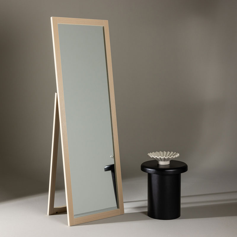 Staande spiegel Ruby hout Whitewash