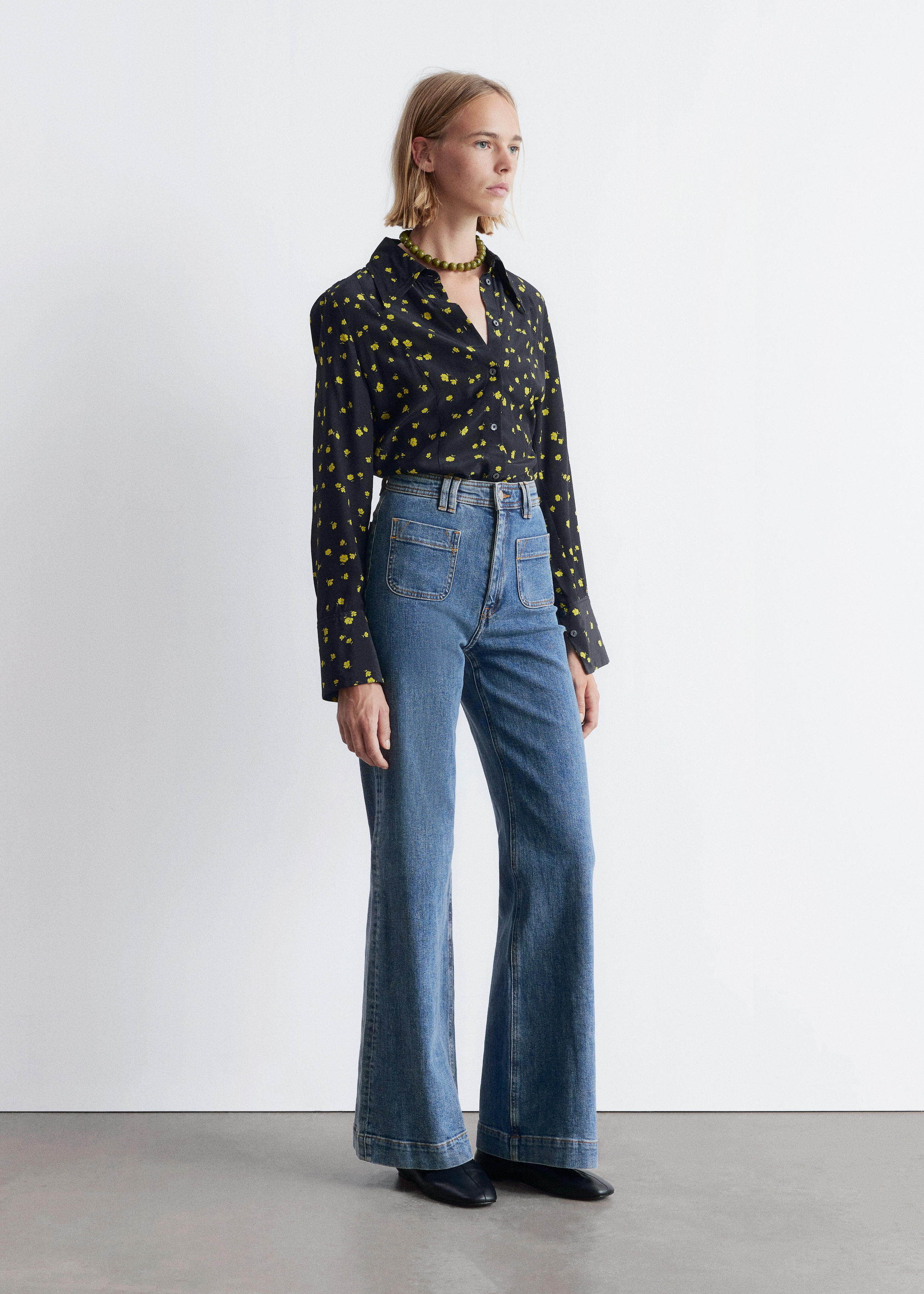 & Other Stories HIGH-WAIST FLARED JEANS