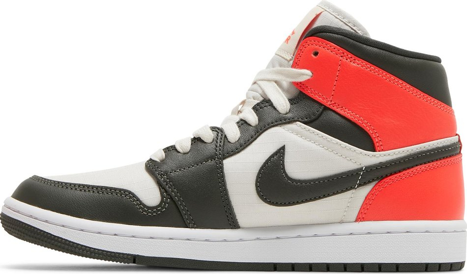 Wmns Air Jordan 1 Mid SE  Newsprint  DQ6078-100 - Sneaker Replica Workshop
