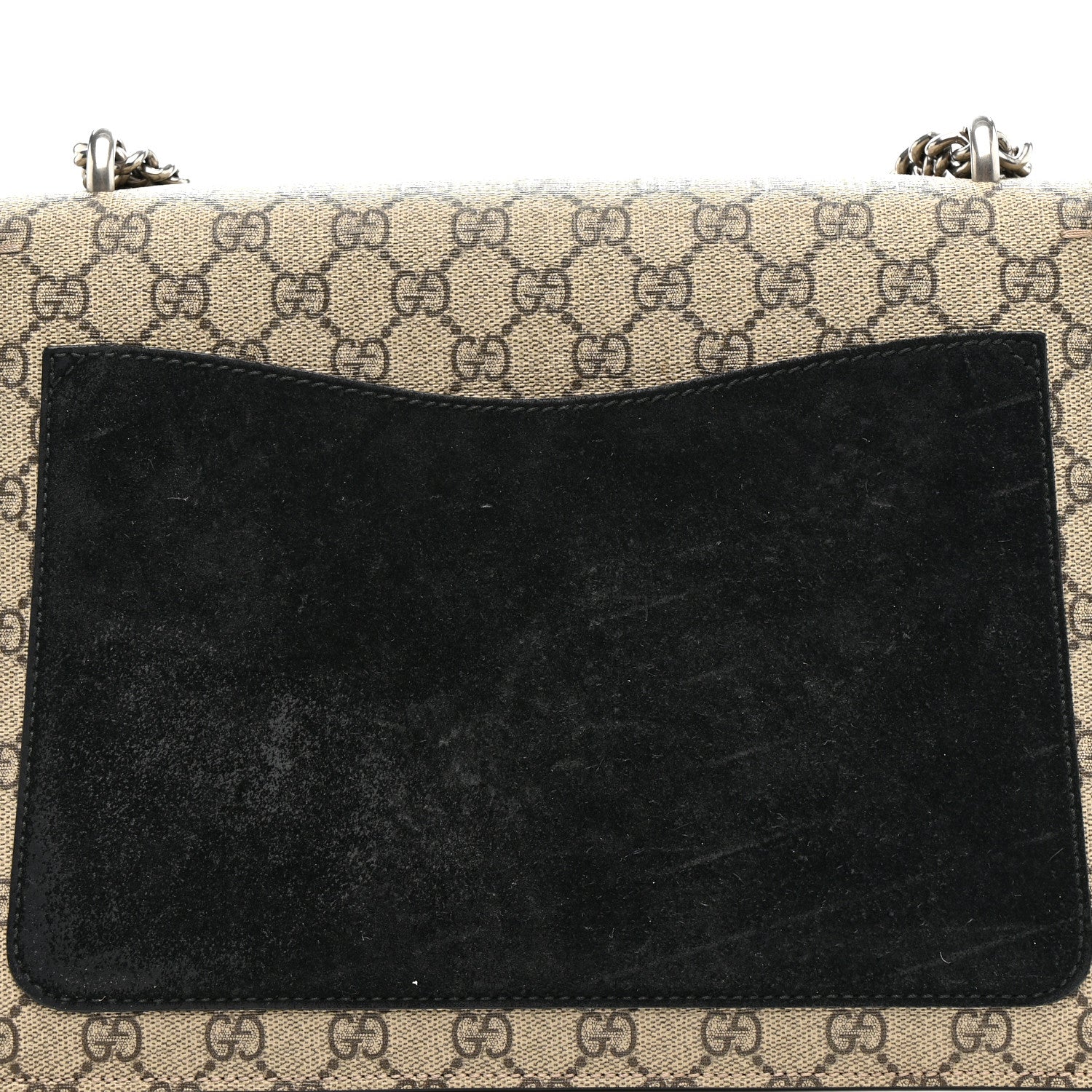 GG Supreme Monogram Medium Dionysus Shoulder Bag Black - Top Club