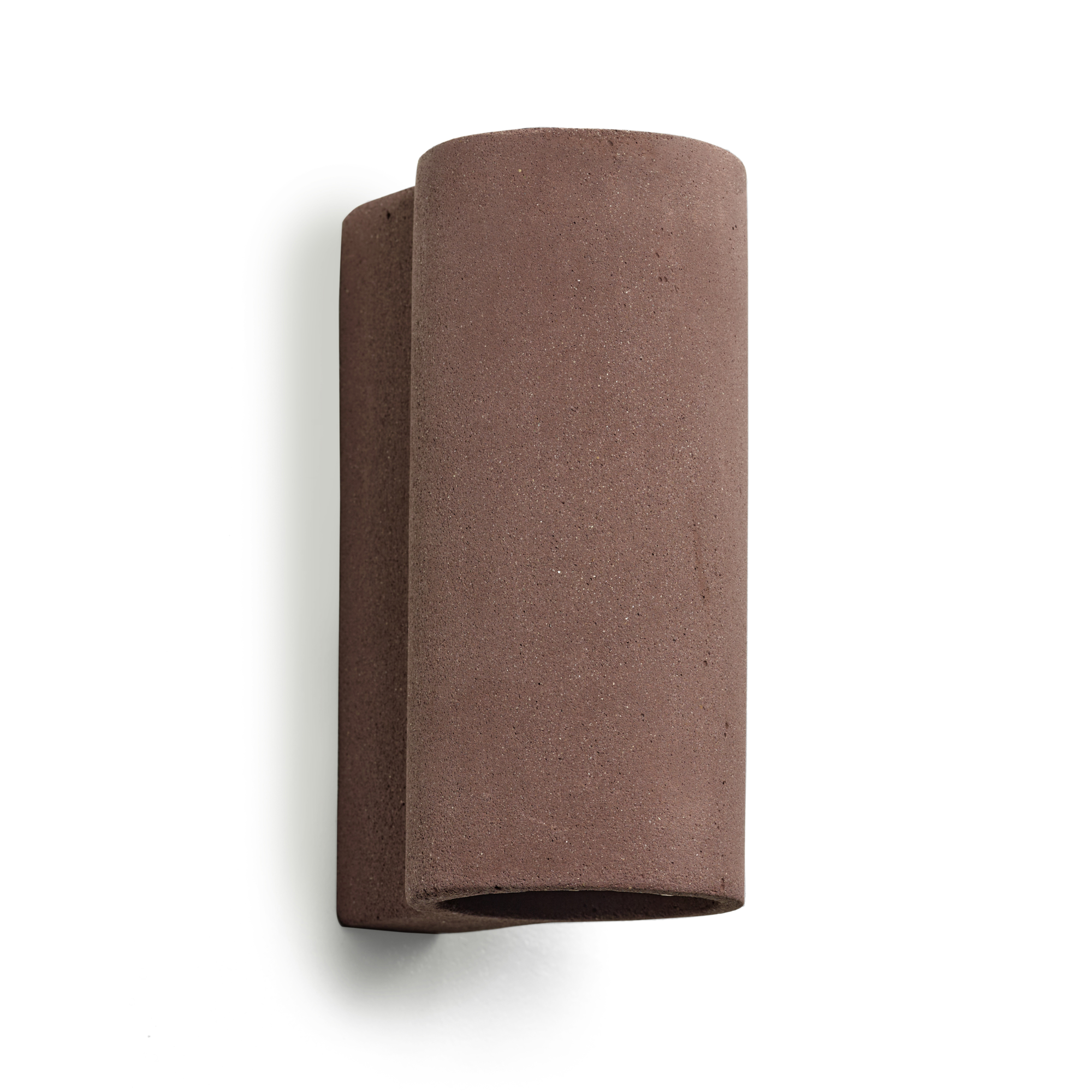 Wandlamp Tube dark red