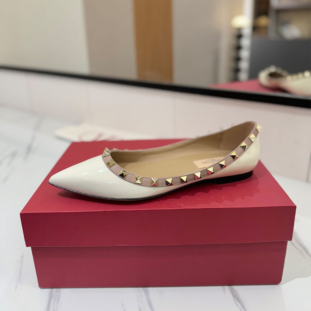 VALENTINO ROCKSTUD BALLET FLAT - Top Club
