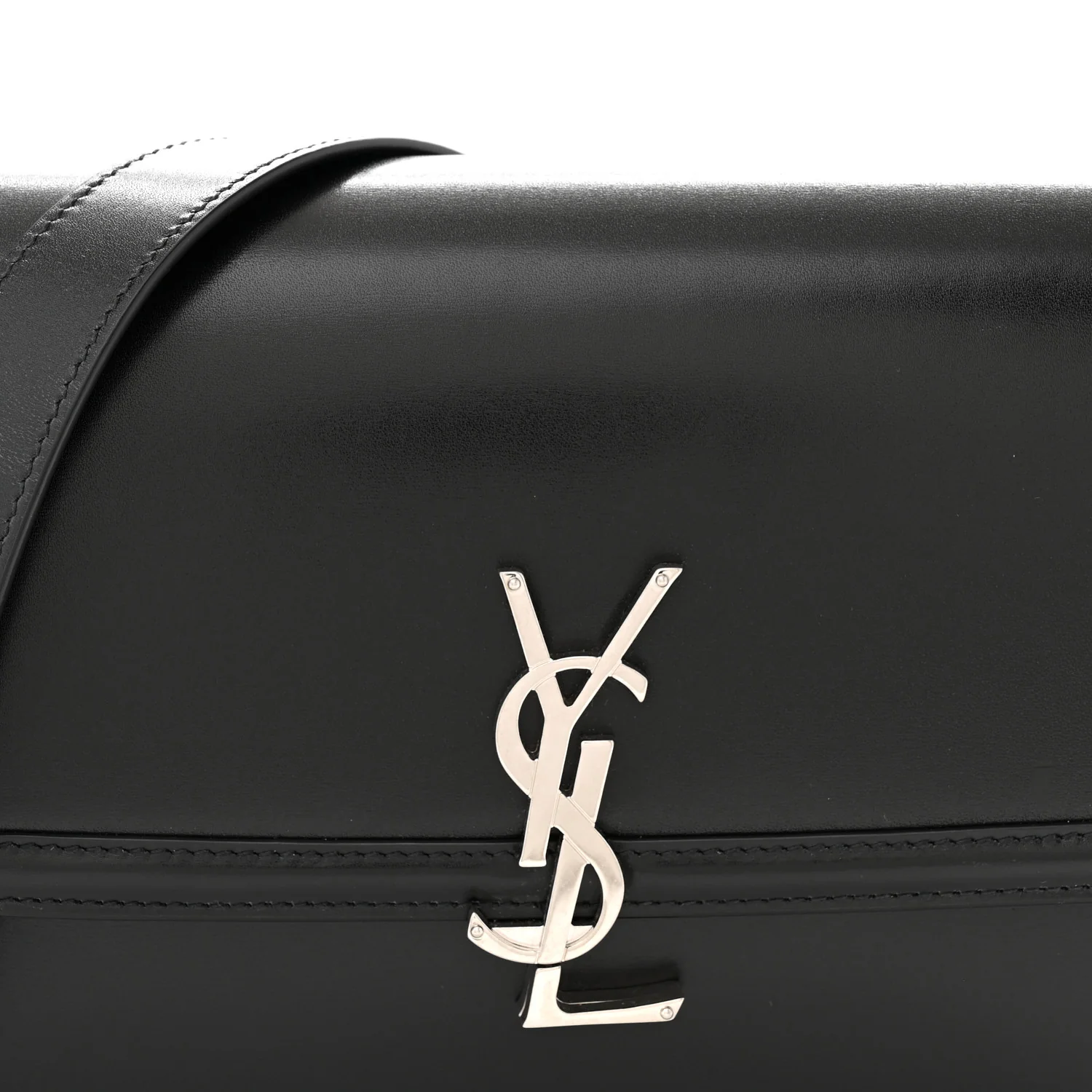 Box Calfskin Monogram Medium Solferino Satchel Black - Top Club
