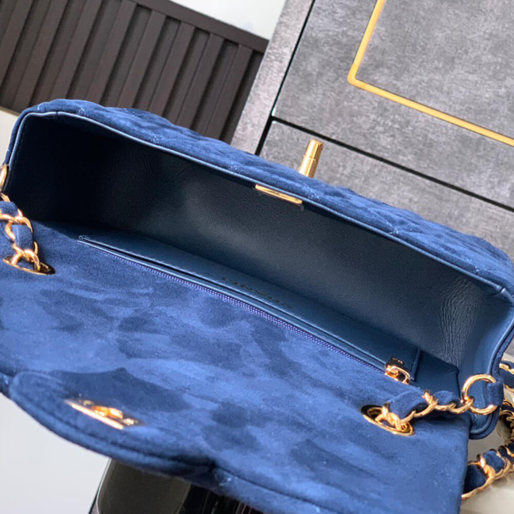 CHANEL SUEDE MINI FLAP BAG(HIGH-END GRADE) - Top Club