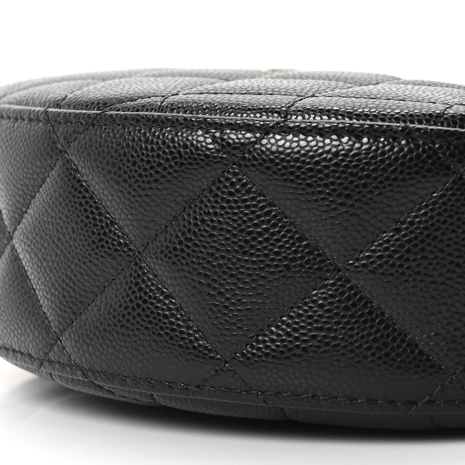 Caviar Quilted Other Shape With Chain Black - Top Club