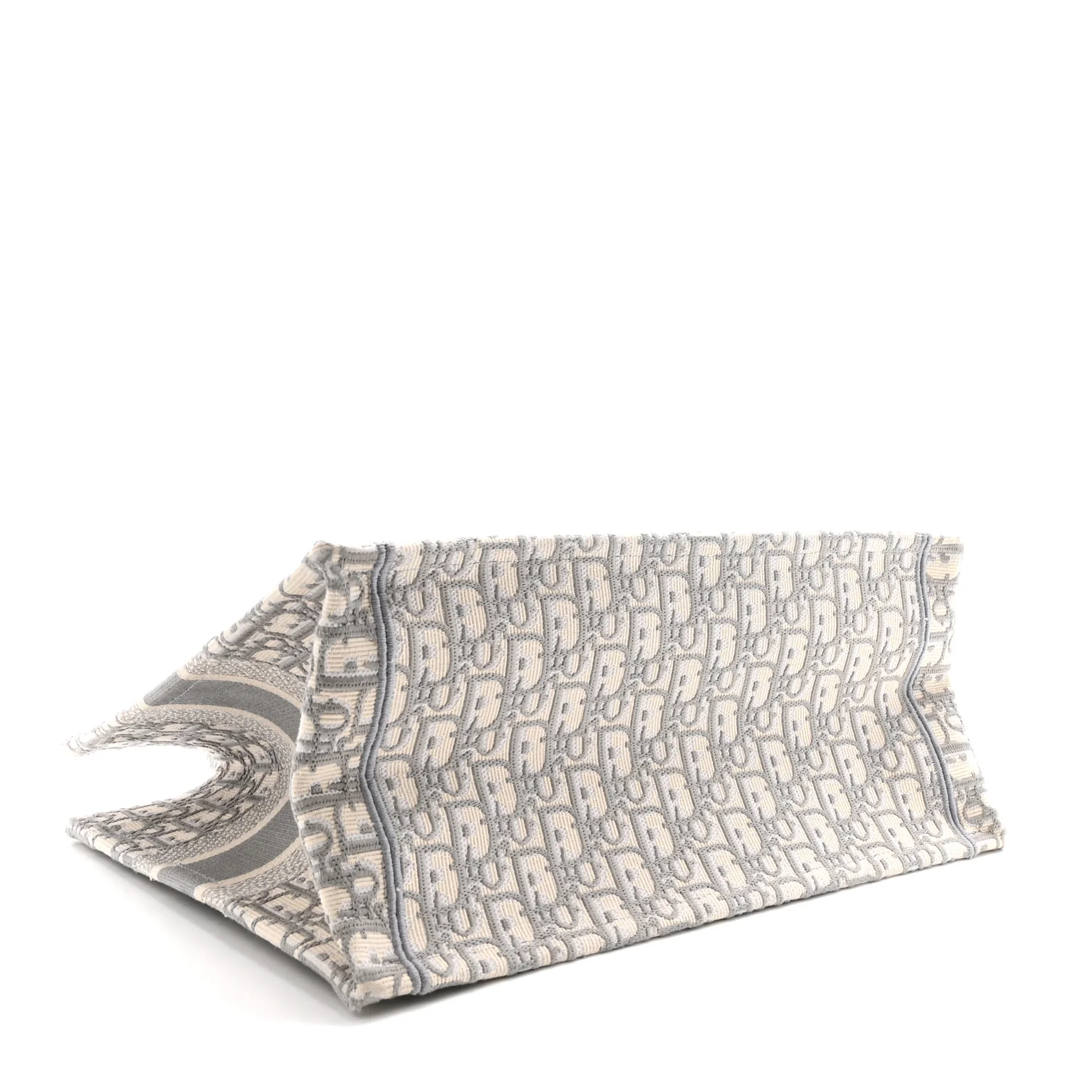 Oblique Medium Book Tote Grey - Top Club