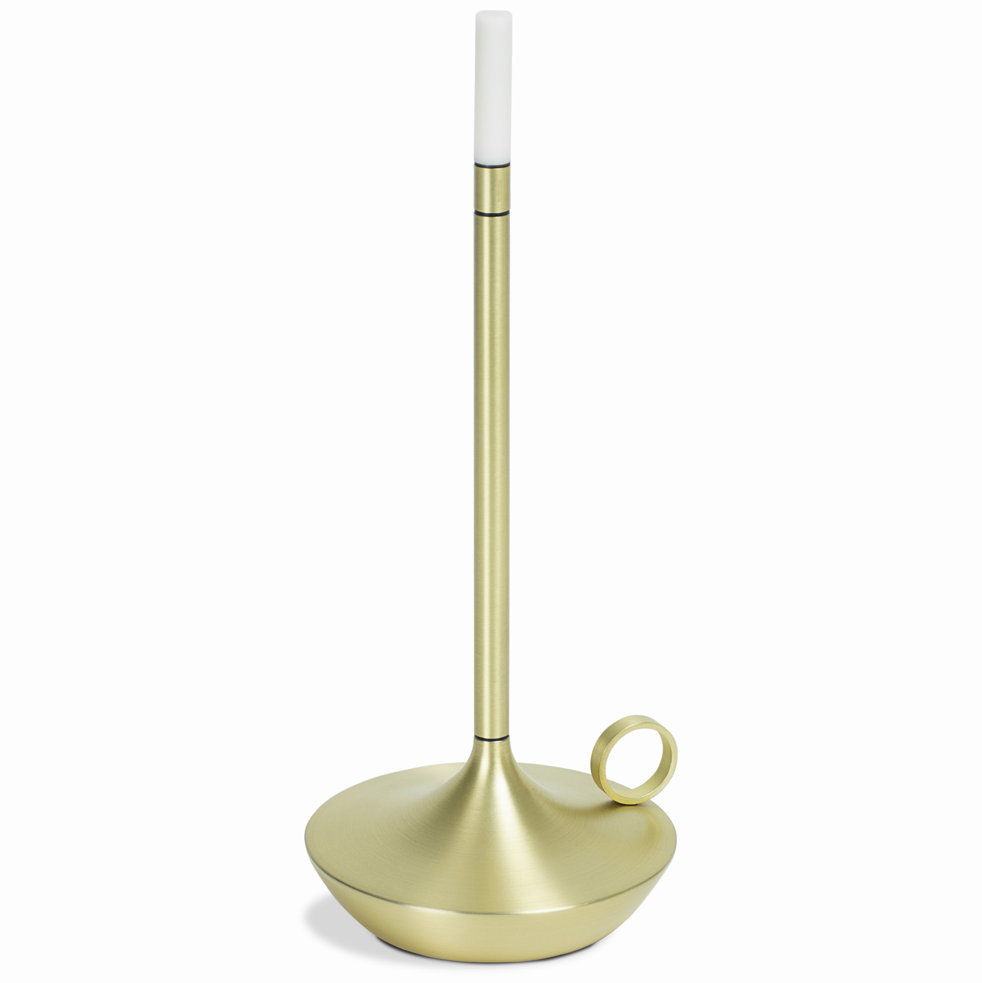 Tafellamp Wick LED oplaadbaar messing