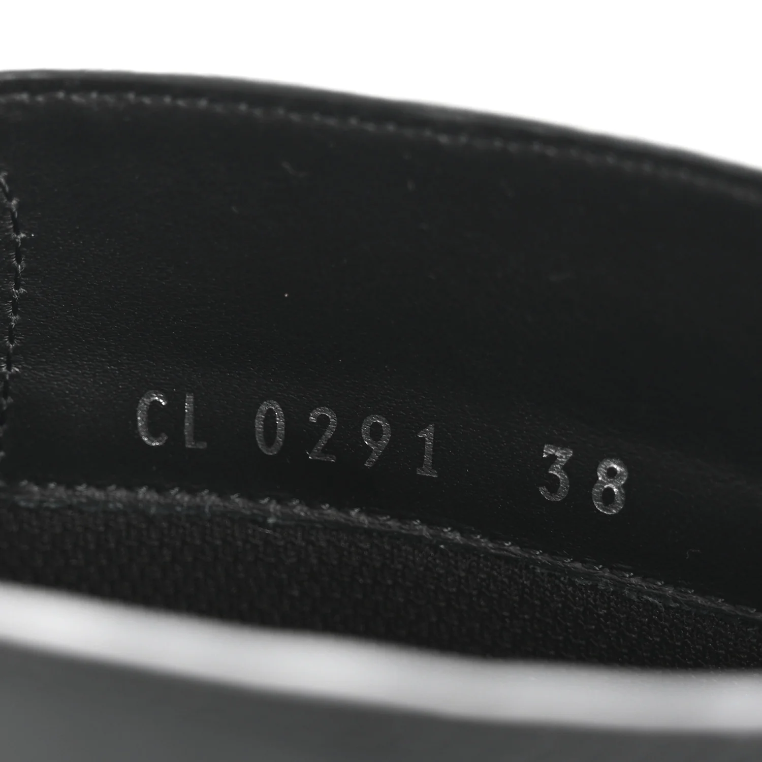 Calfskin Polar Flat Ankle Boots 38 Black - Top Club