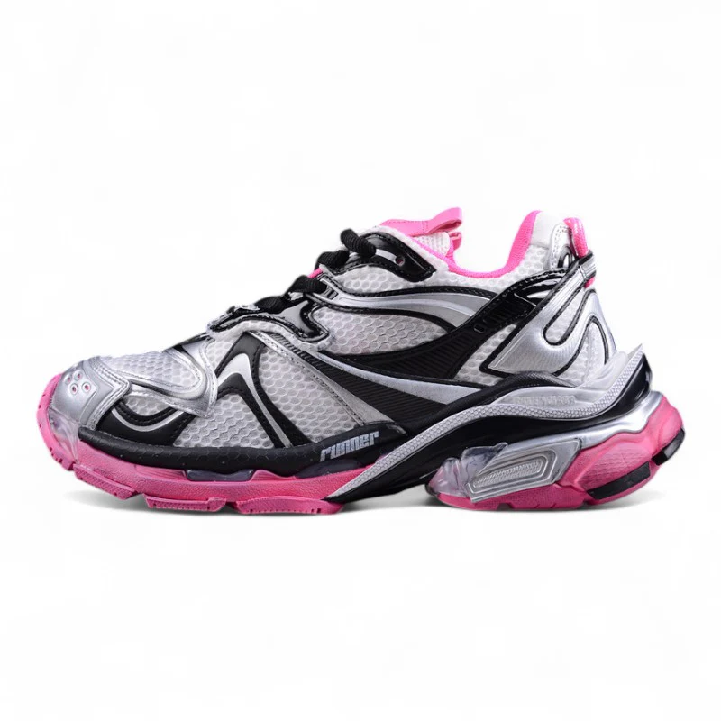 Balenciaga Runner 2 Women's – Silver/ Pink - Sneaker Replica Workshop