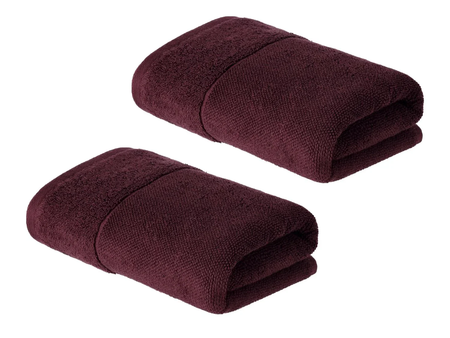 LIVARNO home Lot de 2 serviettes ponge