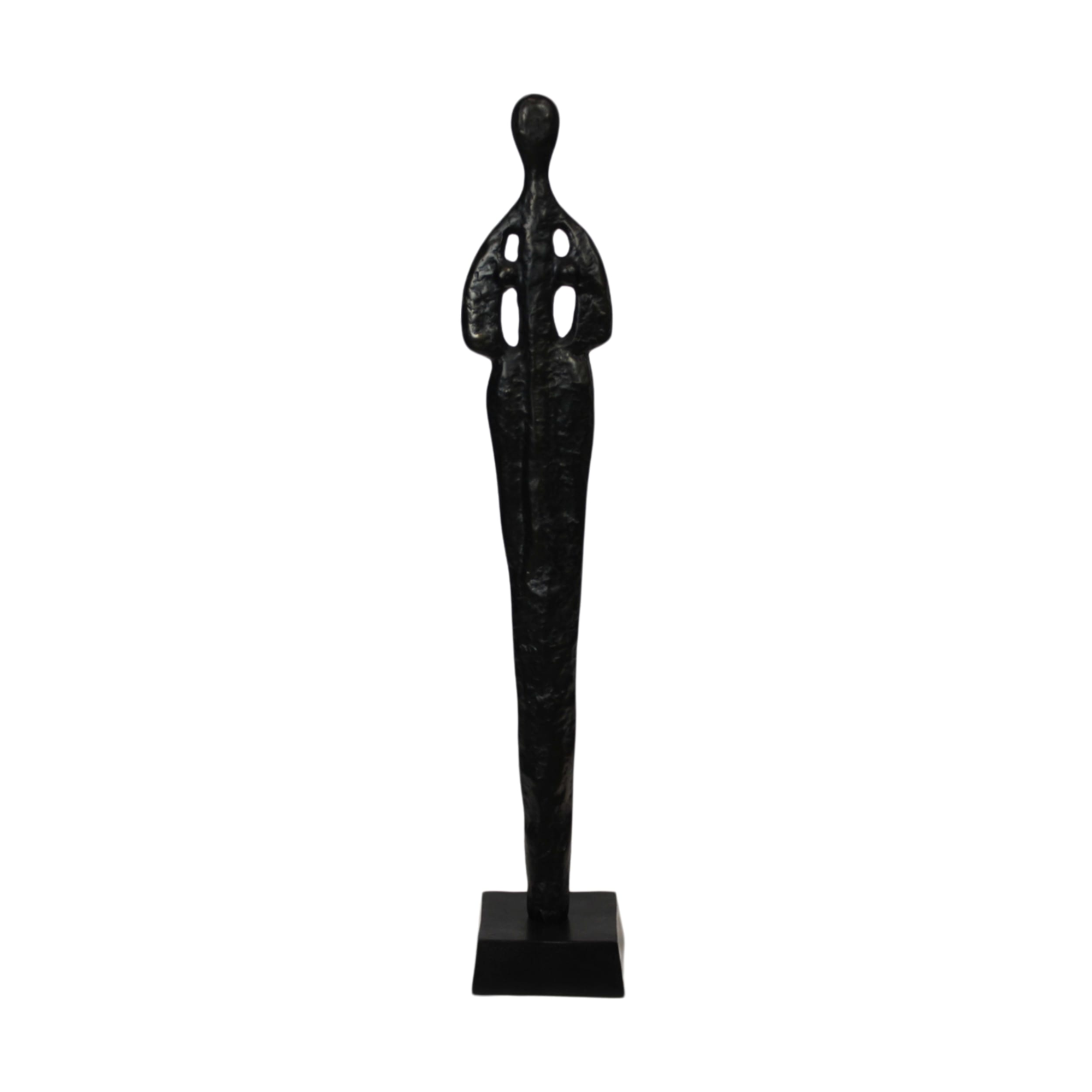 Statue aluminium black