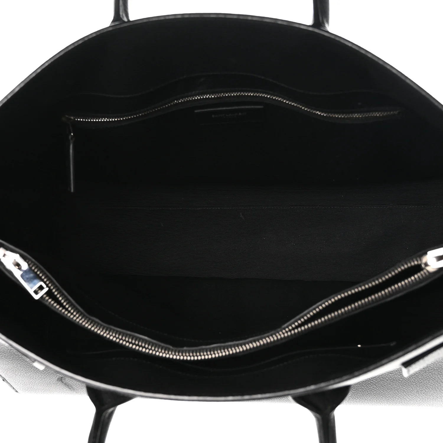 Grained Calfskin Large Sac De Jour Carryall Black - Top Club