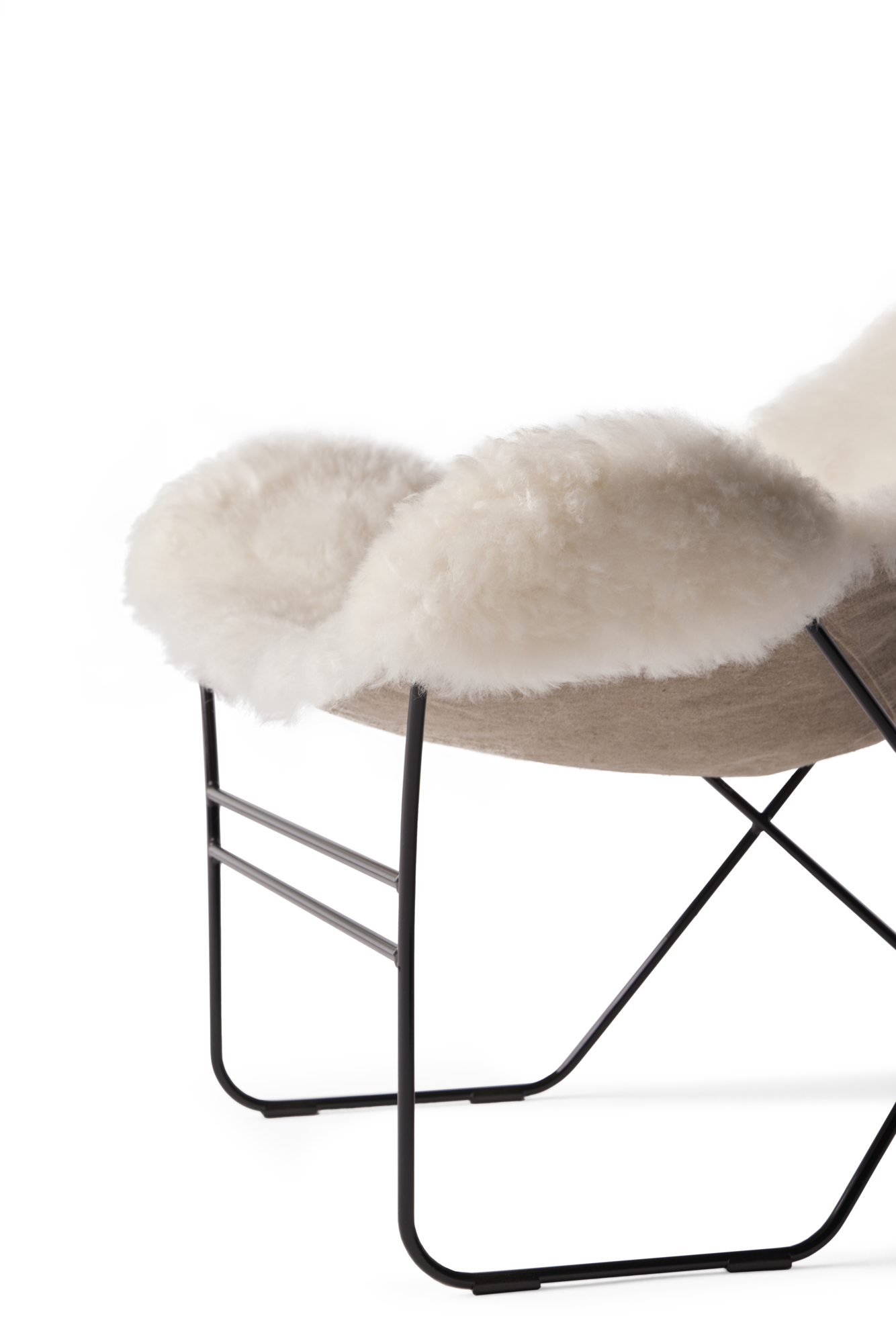 Cuero Design - Valhalla Chair - shorn white