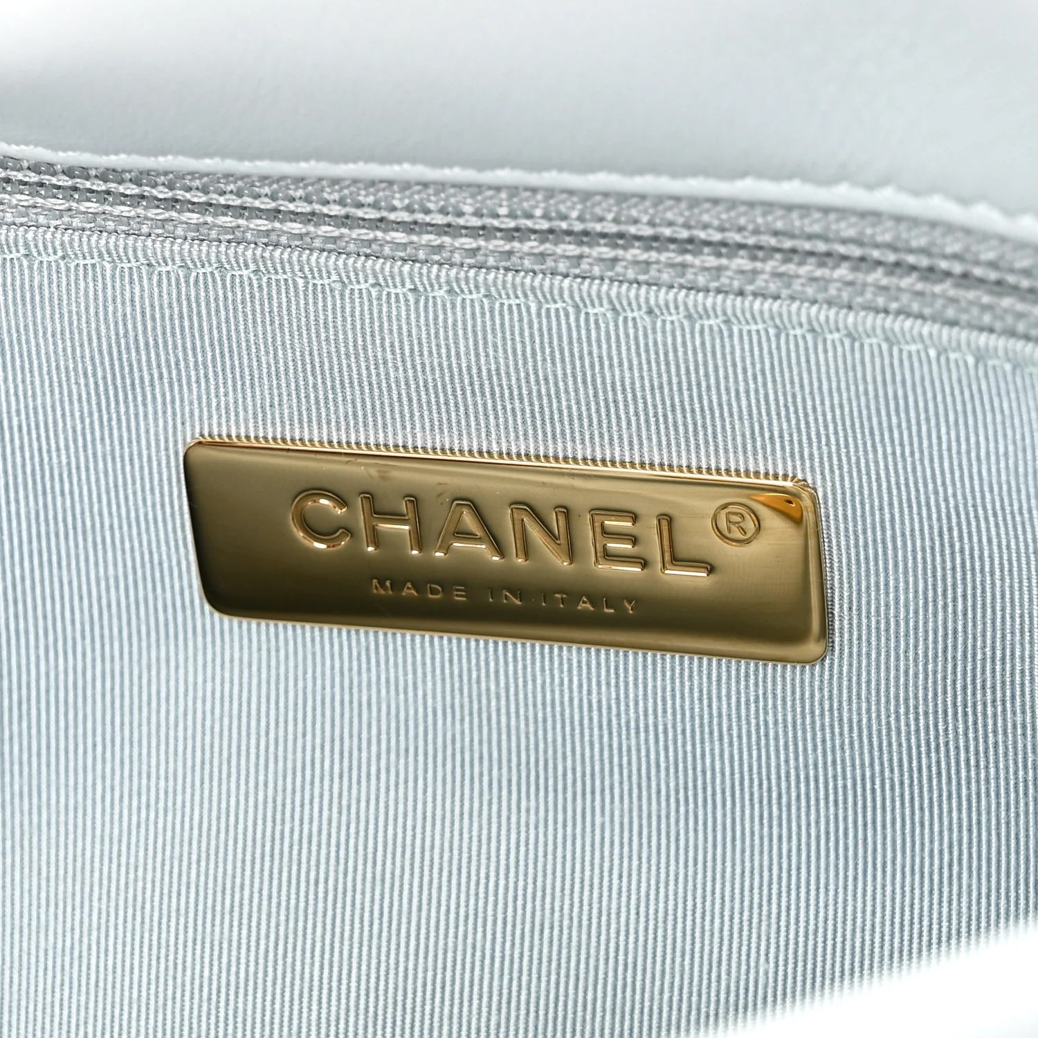 Lambskin Quilted Medium Chanel 19 Flap Light Blue - Top Club